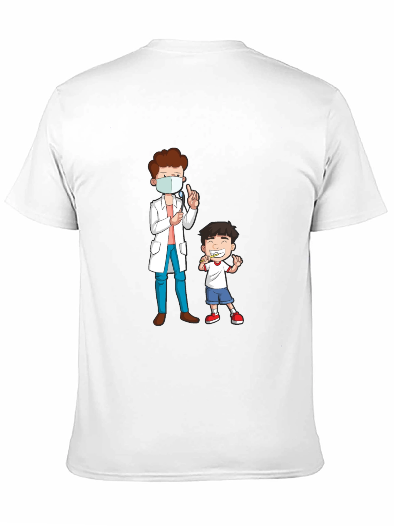 Black Dentist Visit Graphic Tee - Black Cotton T-Shirt view 11