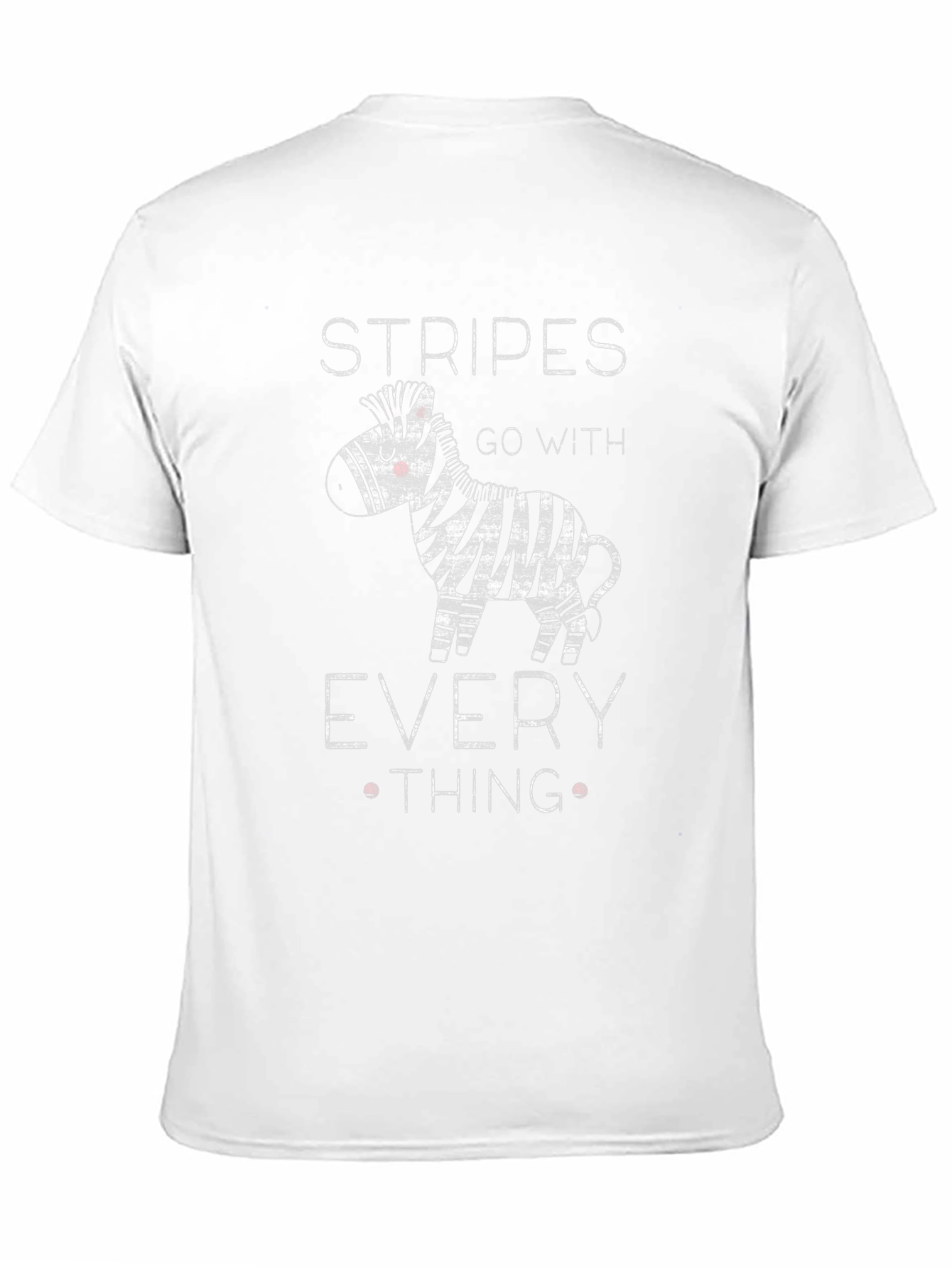 Black Stripes Go With Everything Zebra Graphic T-Shirt view 11