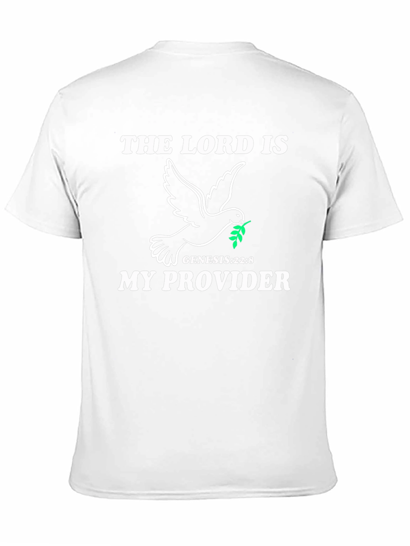 Black The Lord Is My Provider Graphic T-Shirt view 11