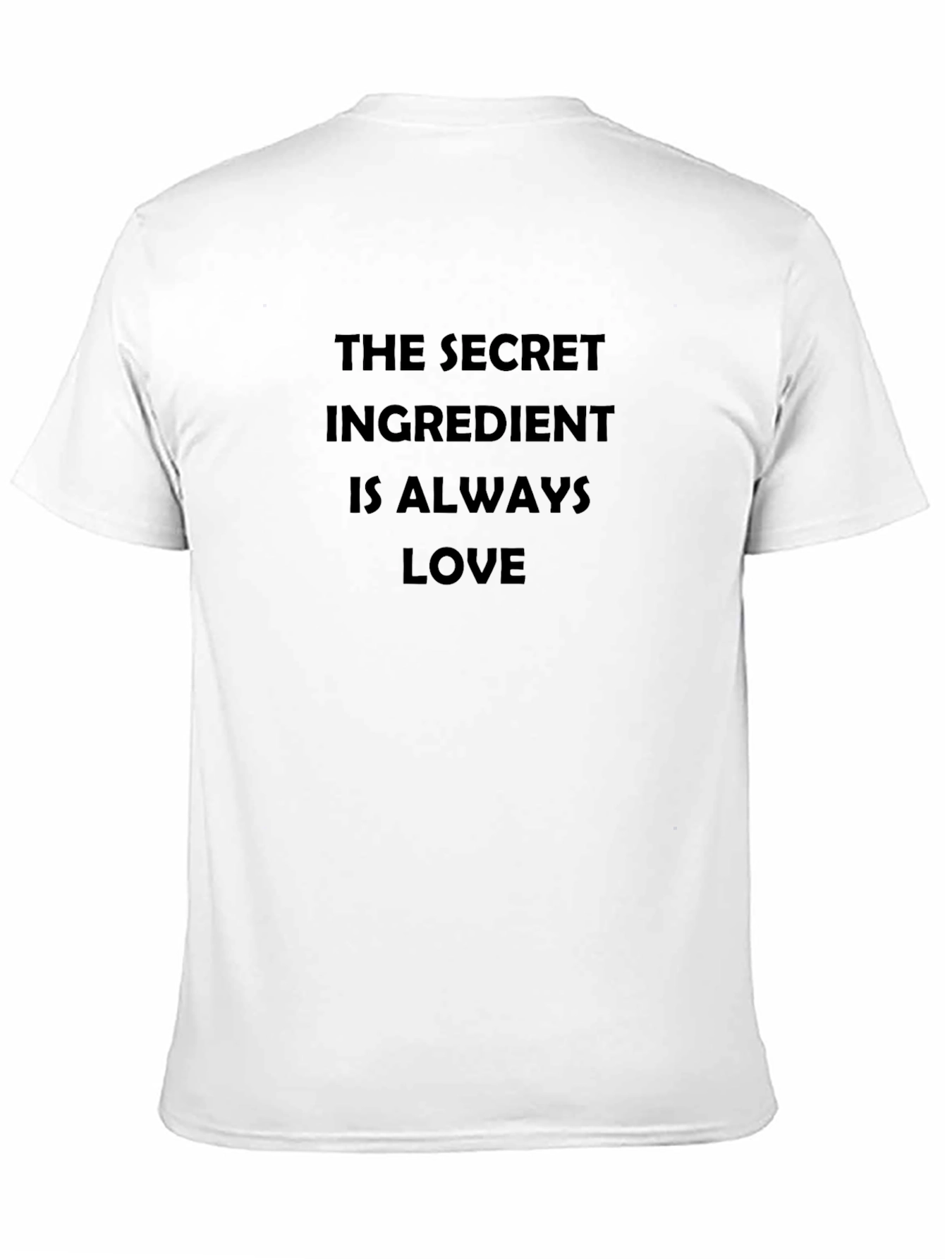 Black Secret Ingredient Love T-Shirt - Black Cotton view 11
