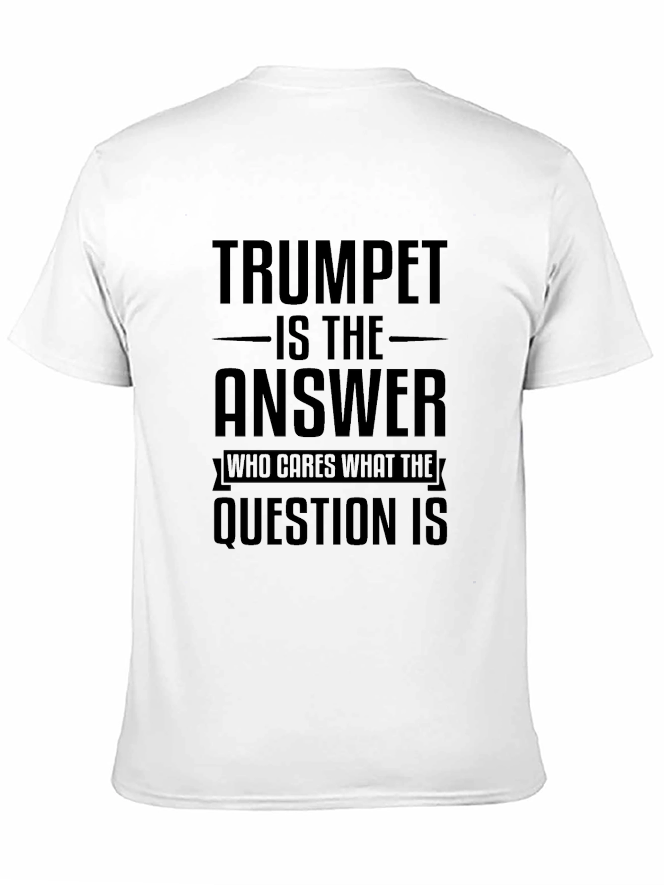Black Trumpet is the Answer T-Shirt view 11