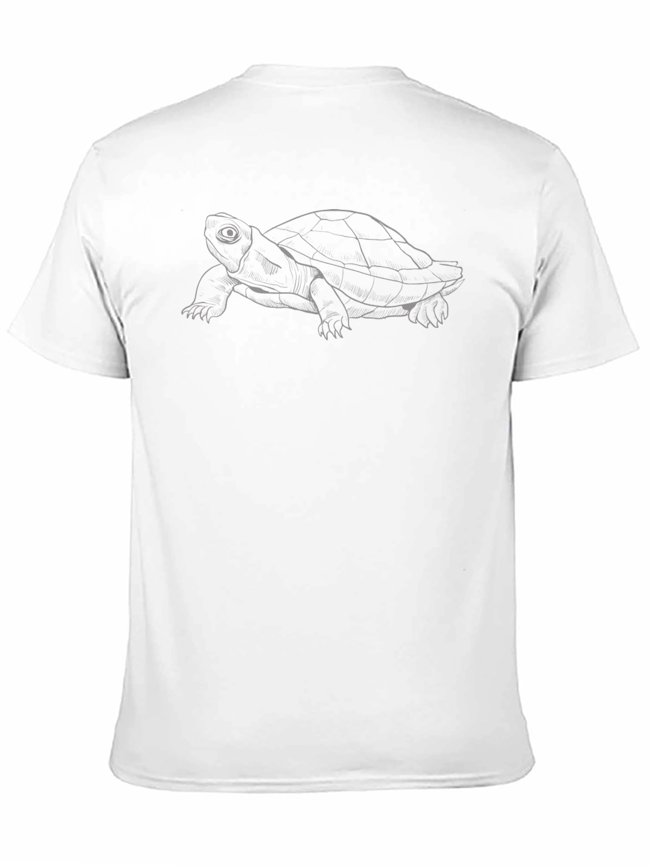 Black Turtle Graphic Print Tee - Relaxed Fit view 11