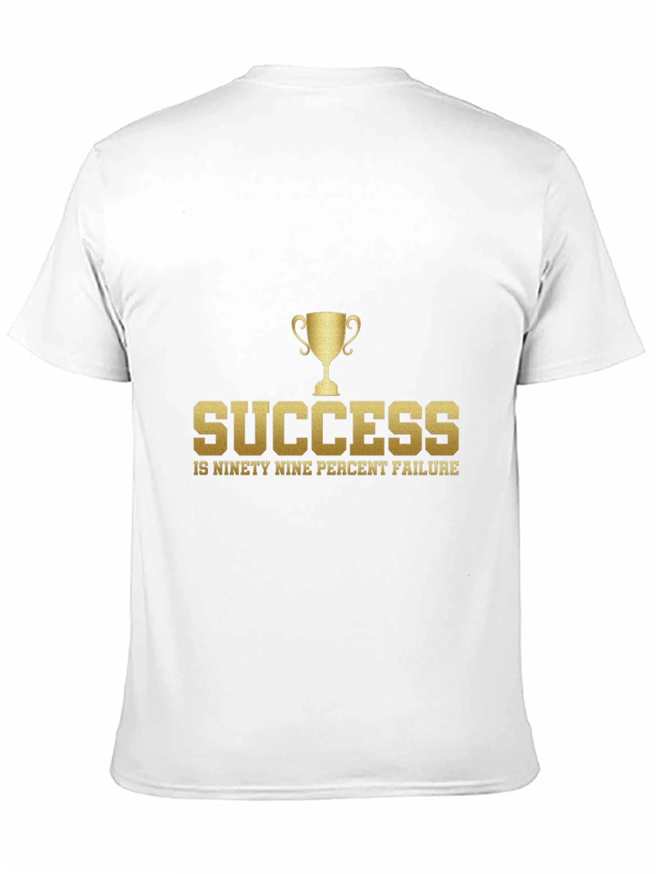 Black Success Quote Graphic Tee - Black Cotton Blend view 11