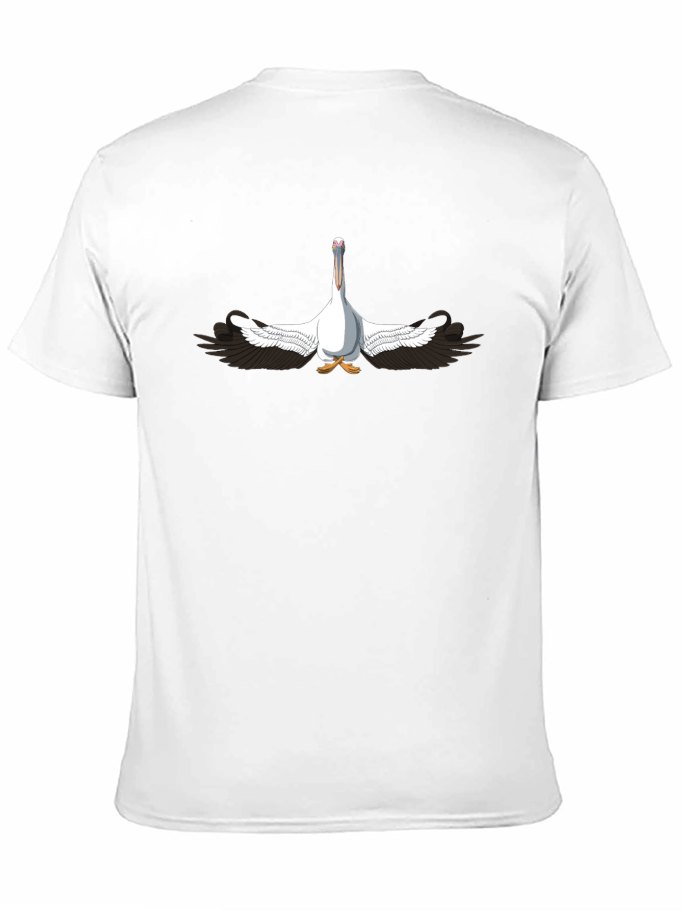 Black Pelican Graphic Tee - Black Cotton Bird Shirt view 11