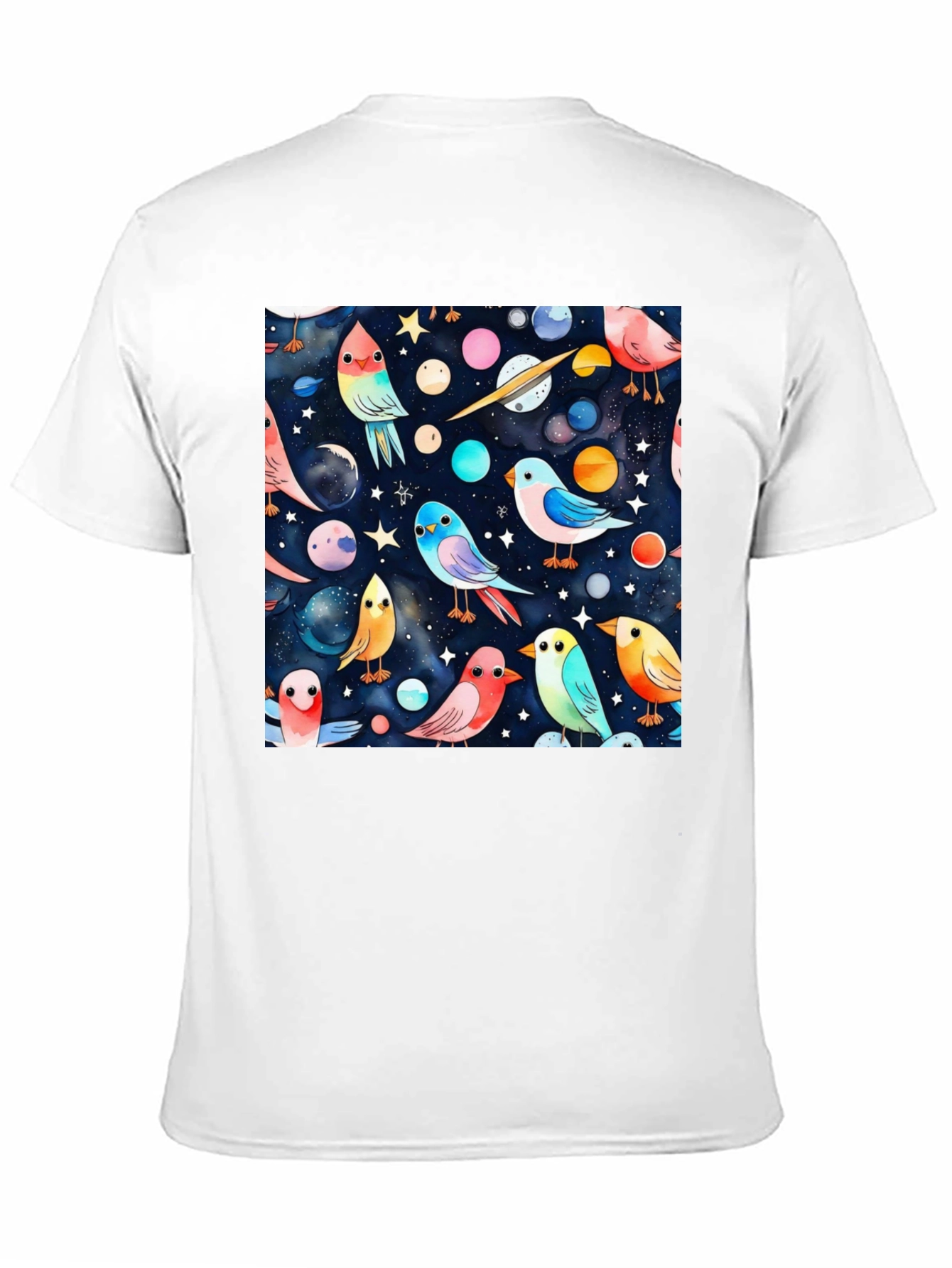 Black Space Bird T-Shirt view 11