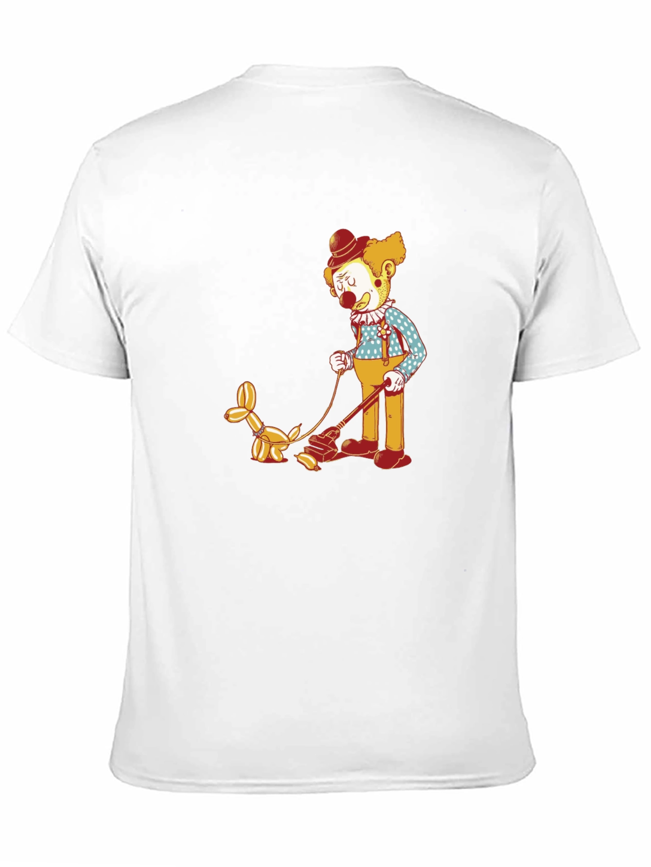 Black Clown Walking Balloon Dog T-Shirt view 11