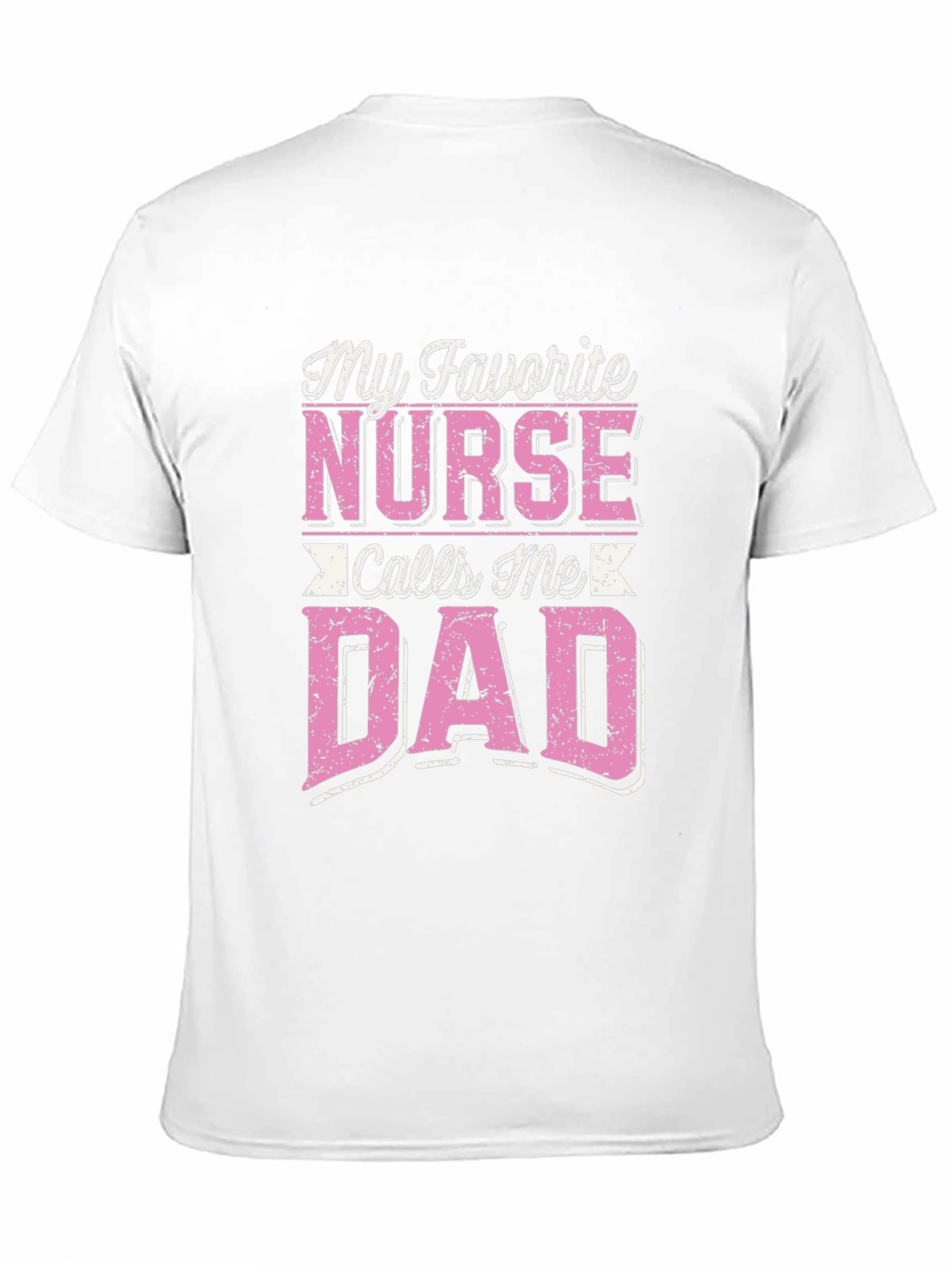 Black My Favorite Nurse Calls Me Dad T-Shirt view 11