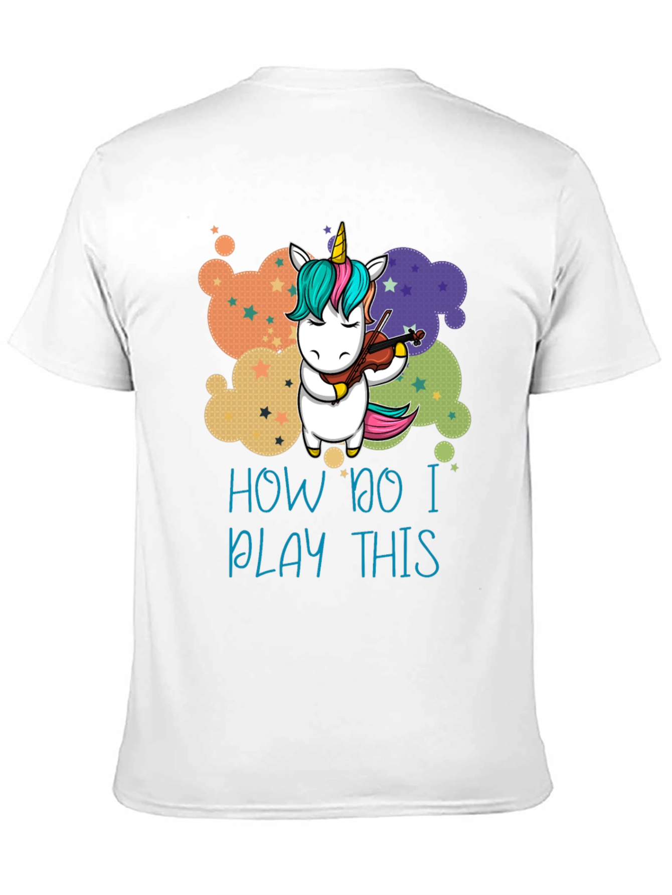 Black Unicorn Violinist Tee - How Do I Play This? view 11