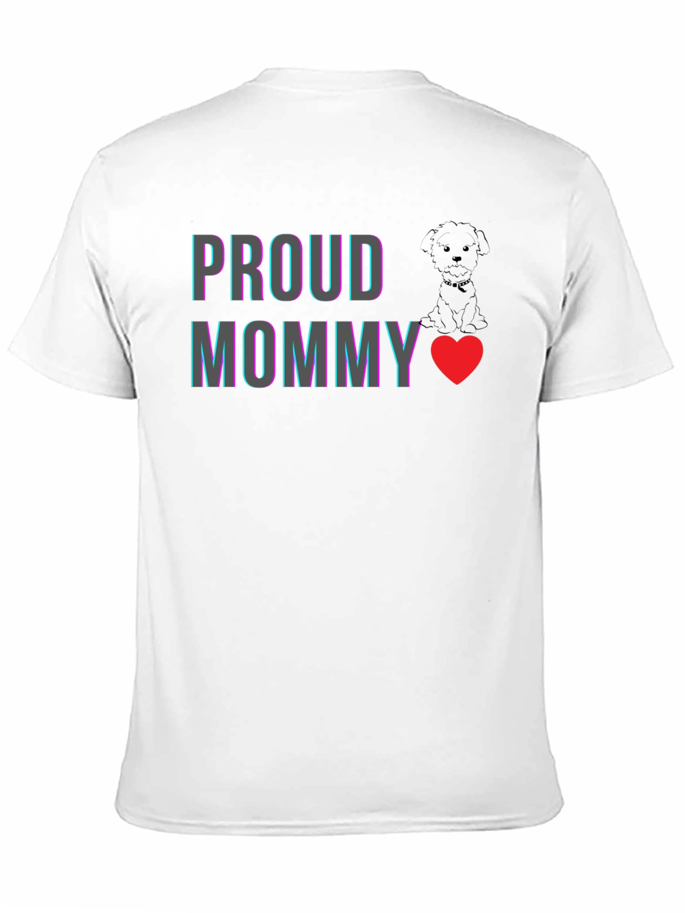 Black Proud Dog Mommy Graphic Tee view 11