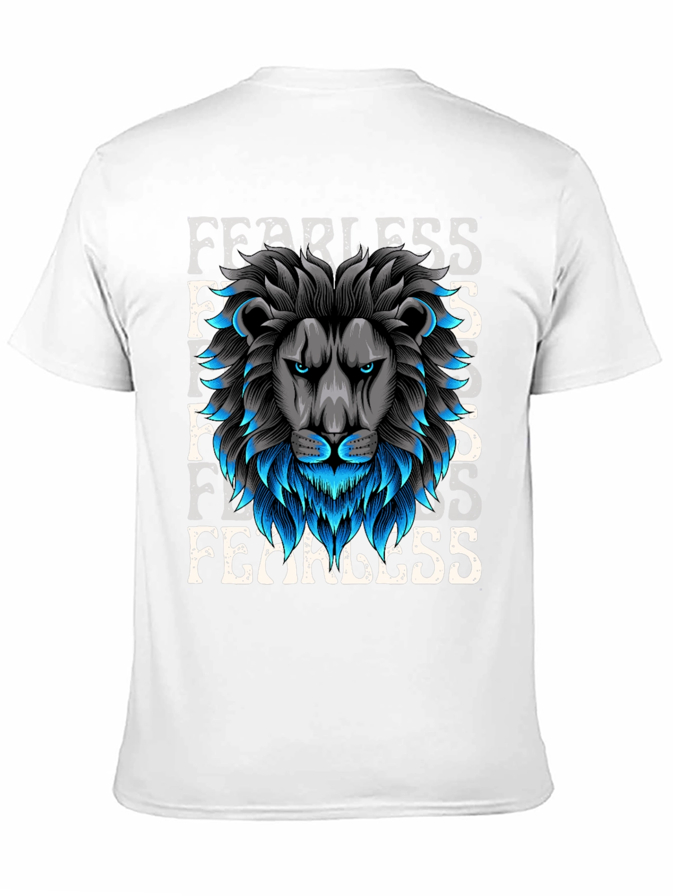 Black Fearless Lion Graphic Tee - Bold Style view 11