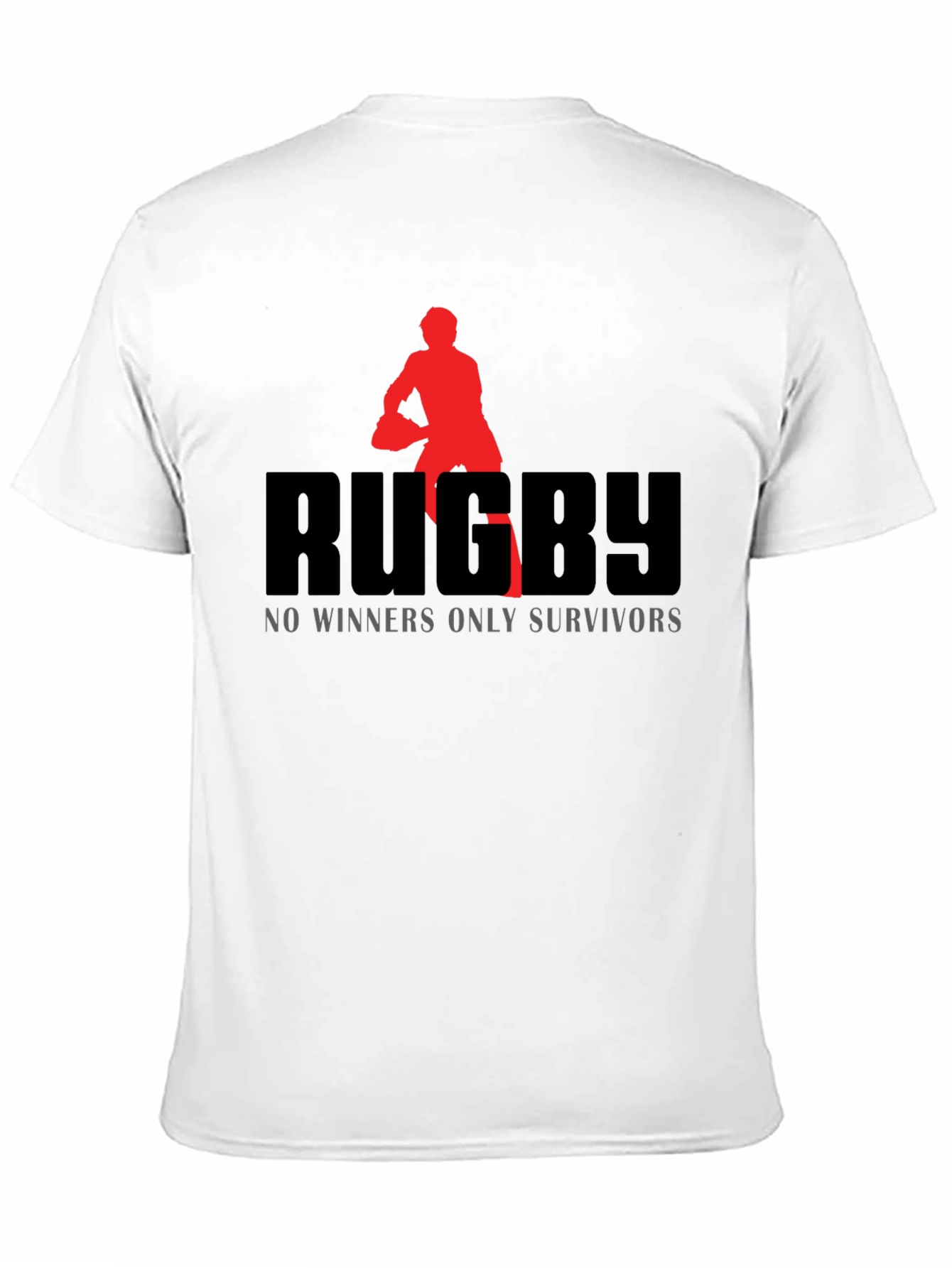 Black Rugby Survivor T-Shirt view 11