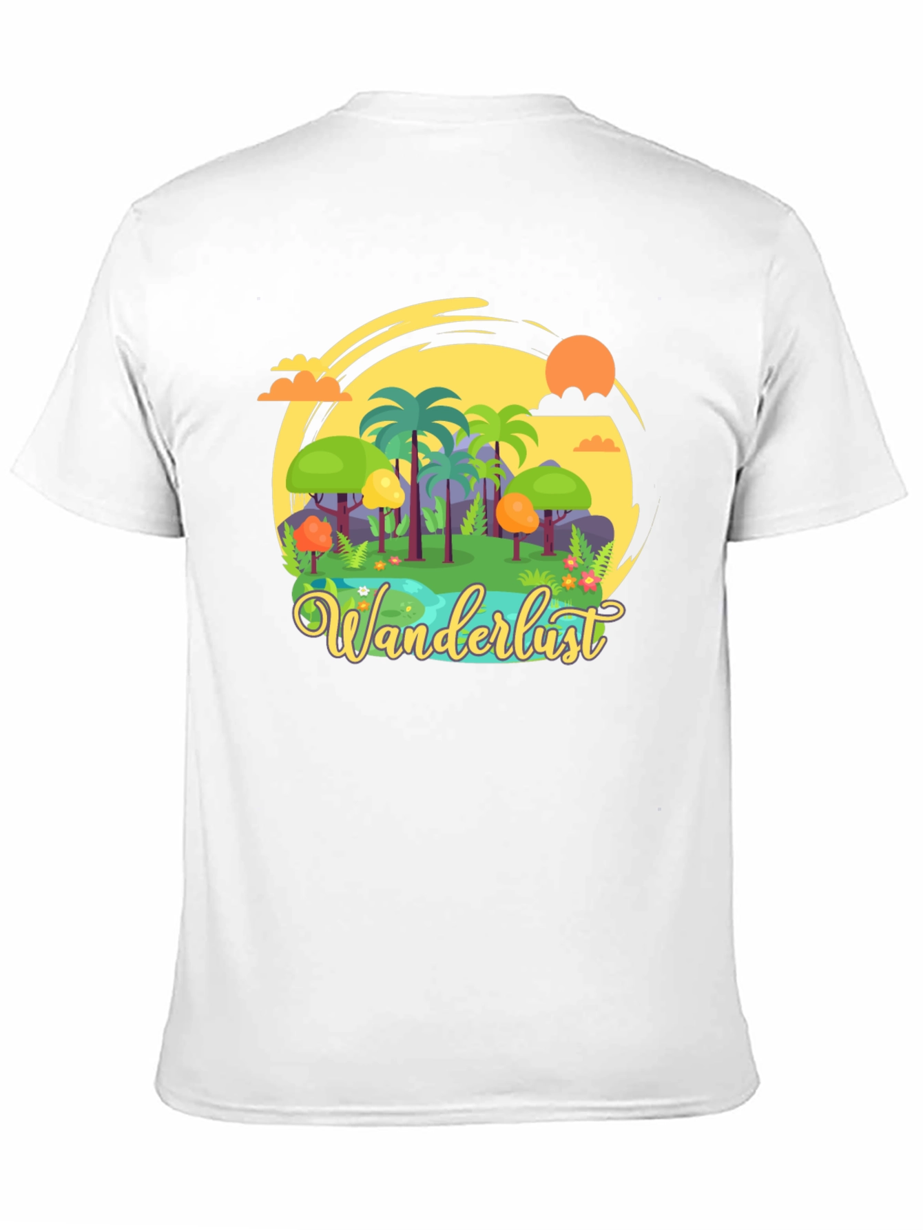 Black Wanderlust Graphic T-Shirt - Adventure Awaits! view 11