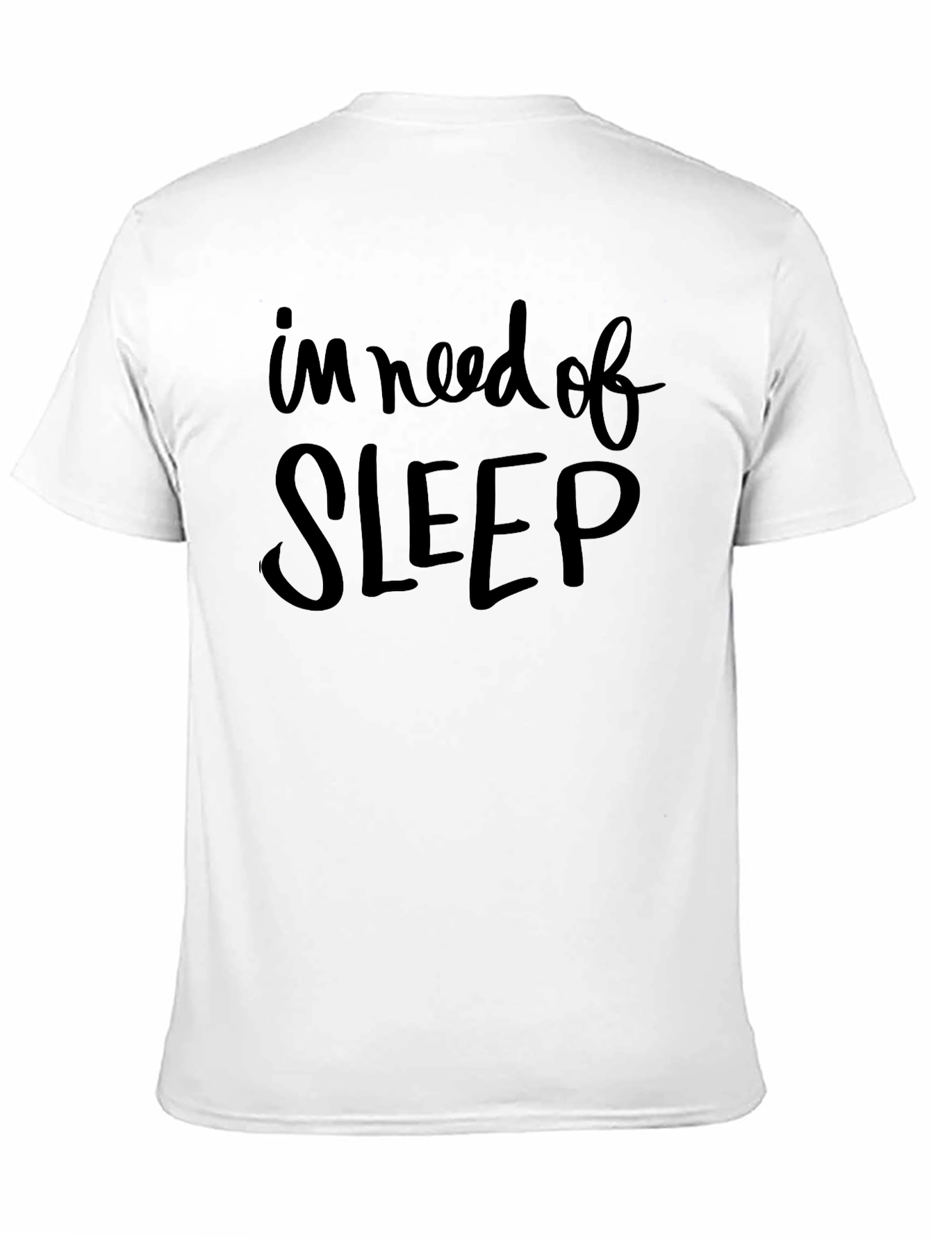 Black In Need of Sleep Black Graphic Tee view 11