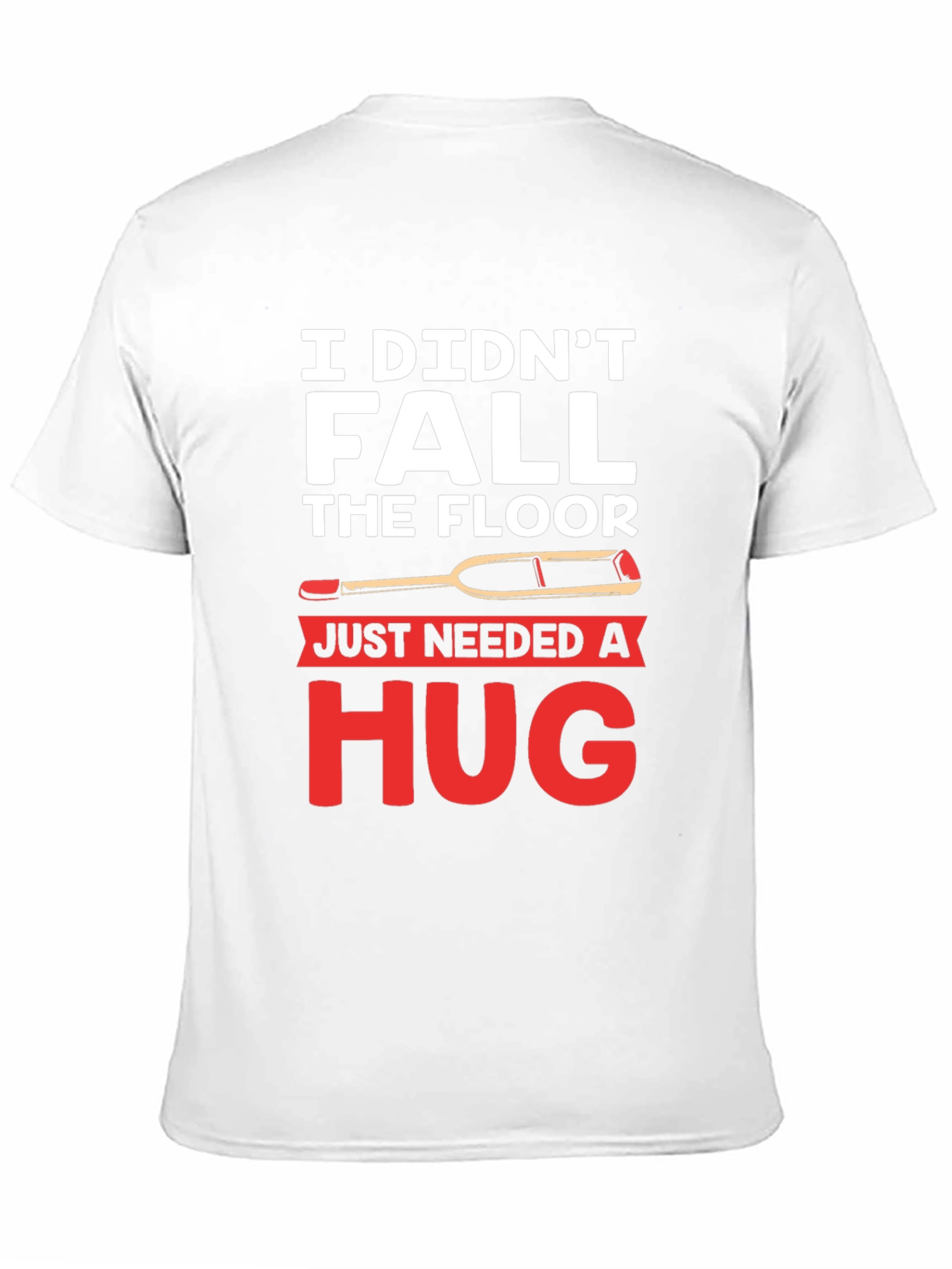 Black I Didn't Fall, I Needed A Hug T-Shirt view 11