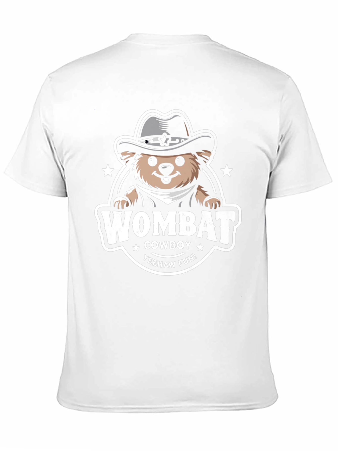 Black Wombat Cowboy T-Shirt - Yeehaw Fun! view 11