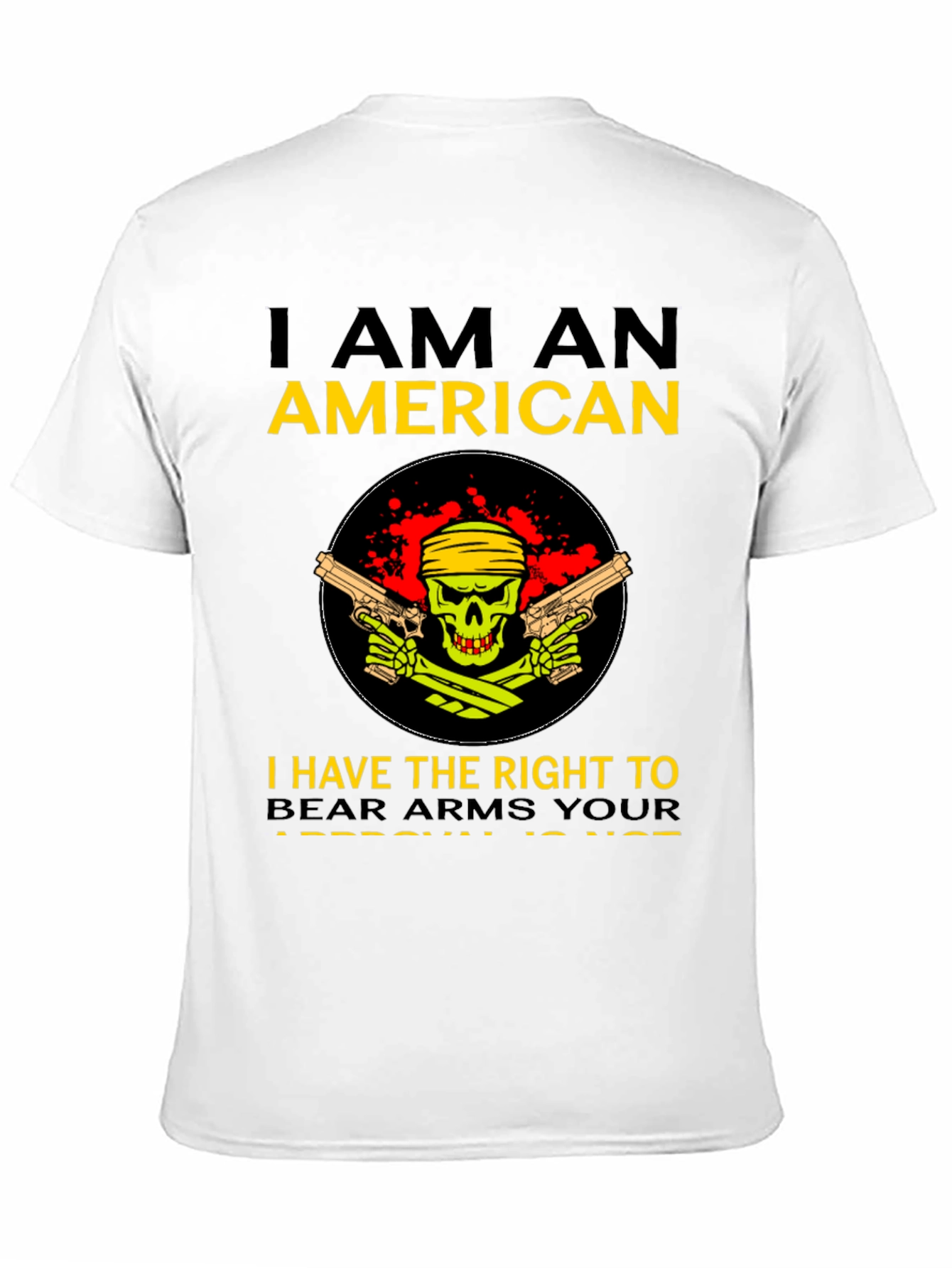 Black American Pride Graphic Tee - Right to Bear Arms view 11