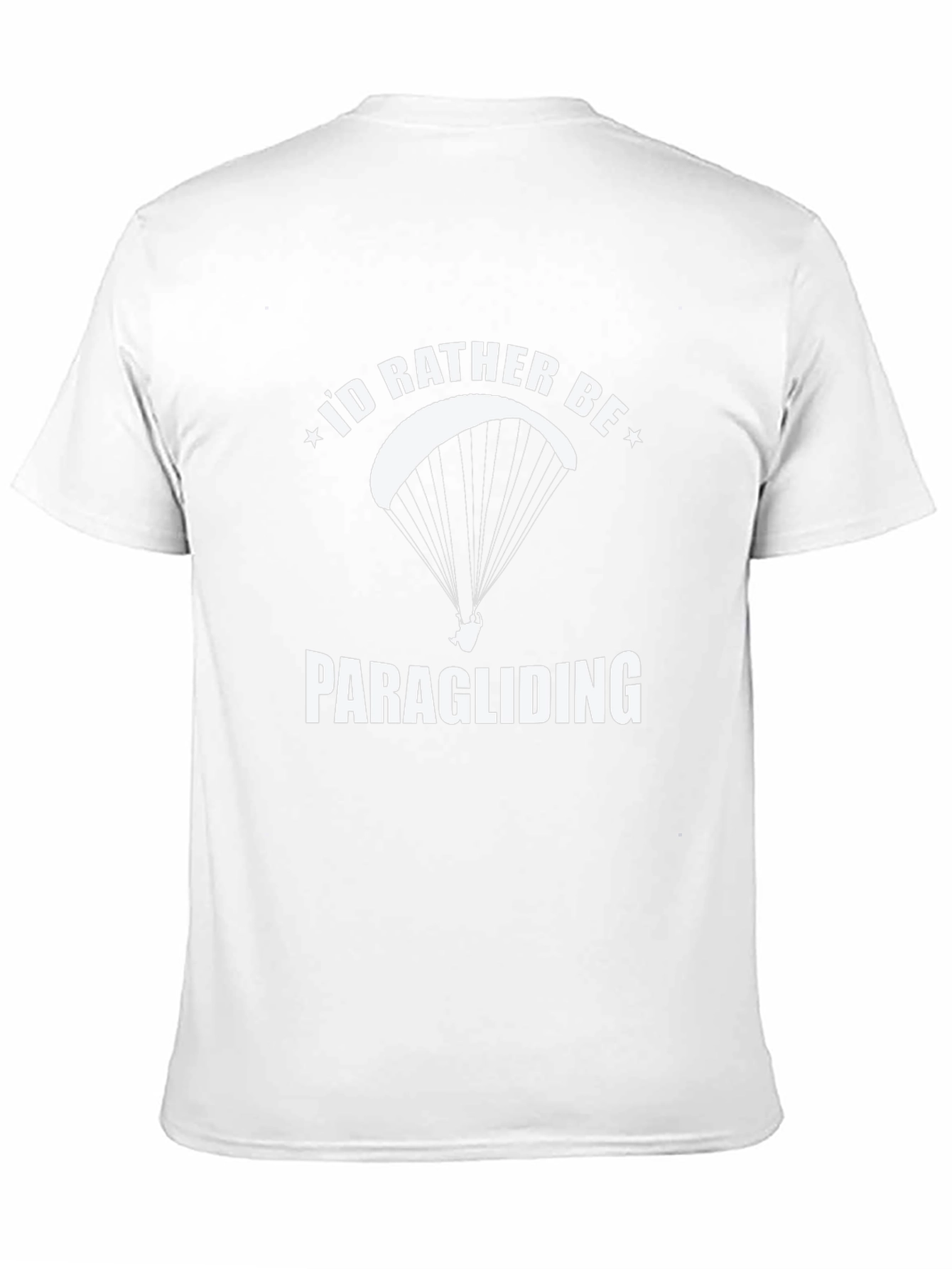 Black Paragliding T-Shirt - "I'd Rather Be" view 11