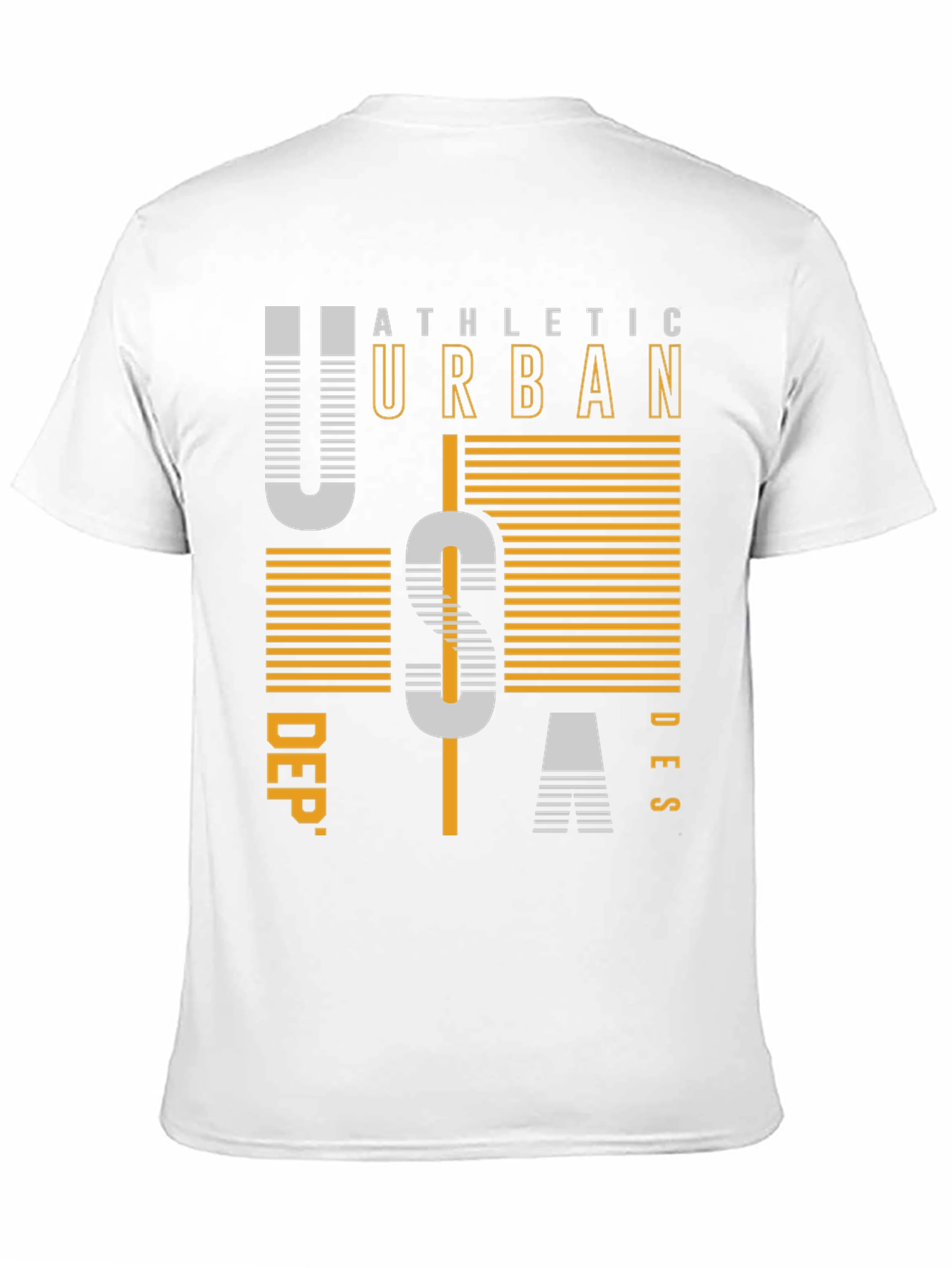 Black Athletic Urban USA Dept. T-Shirt view 11
