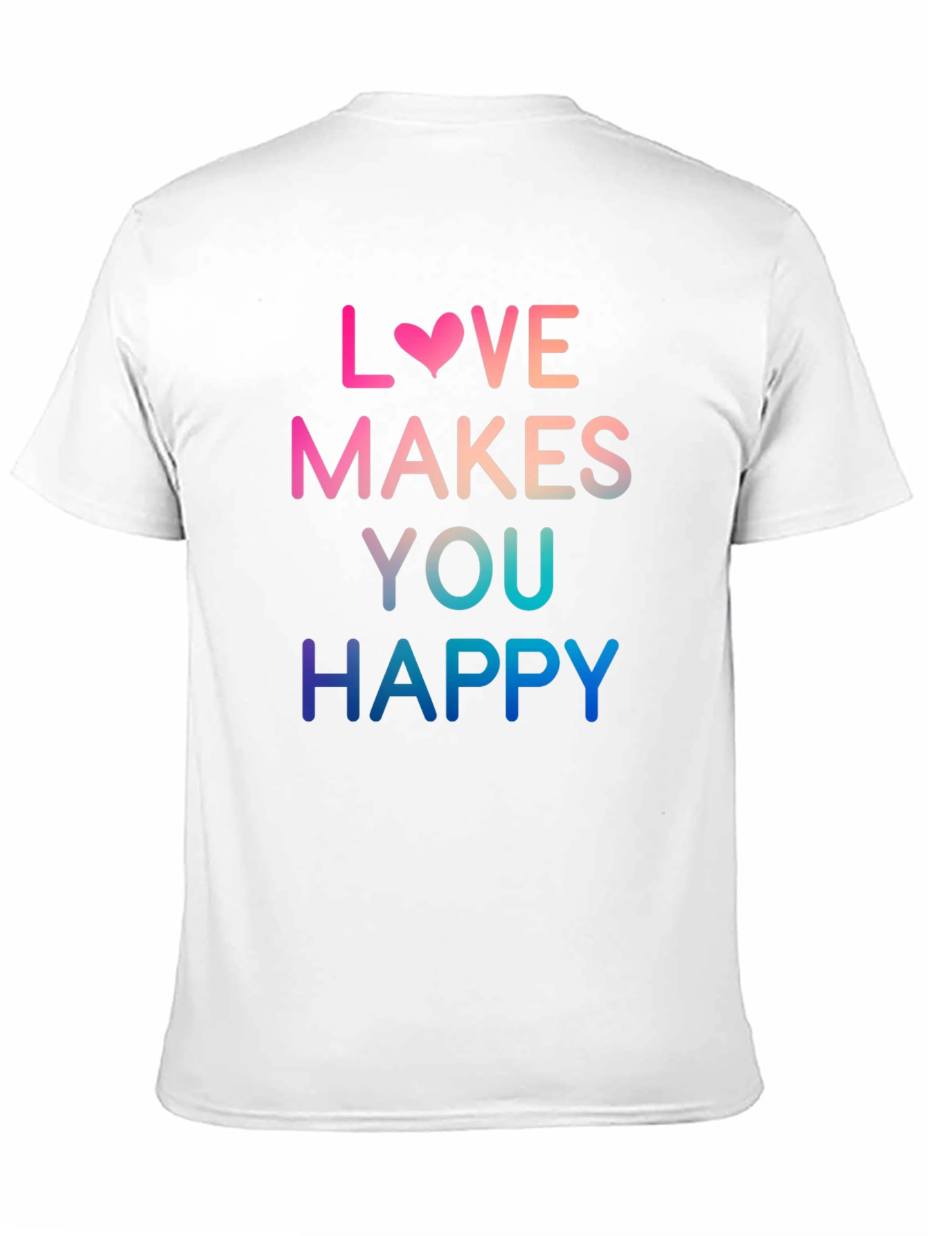 Black Love Makes You Happy Gradient Tee view 11