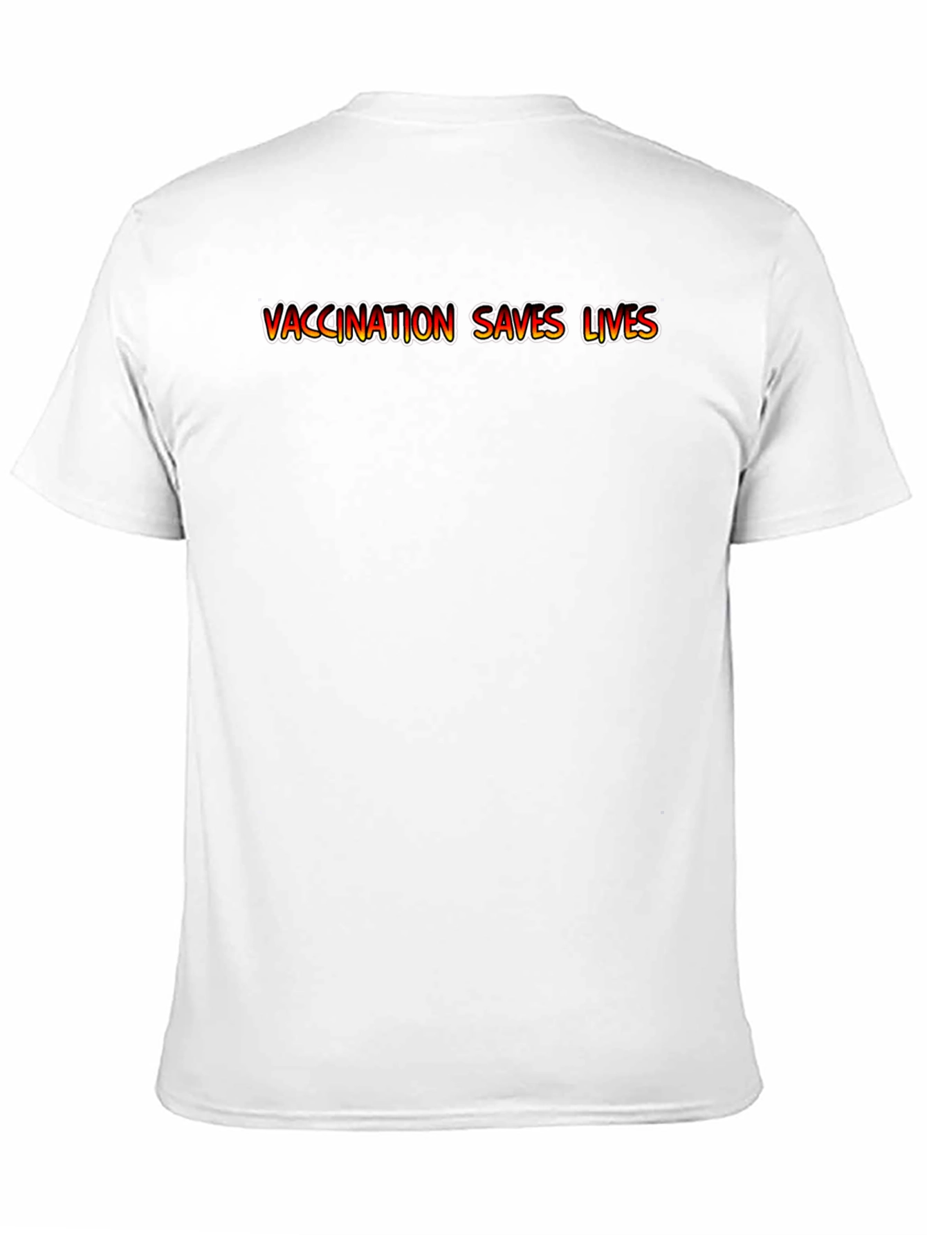 Black Vaccination Saves Lives Graphic T-Shirt view 11