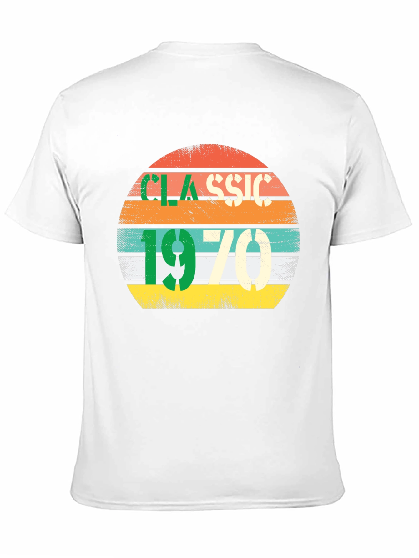 Black Vintage 1970 Classic T-Shirt view 11