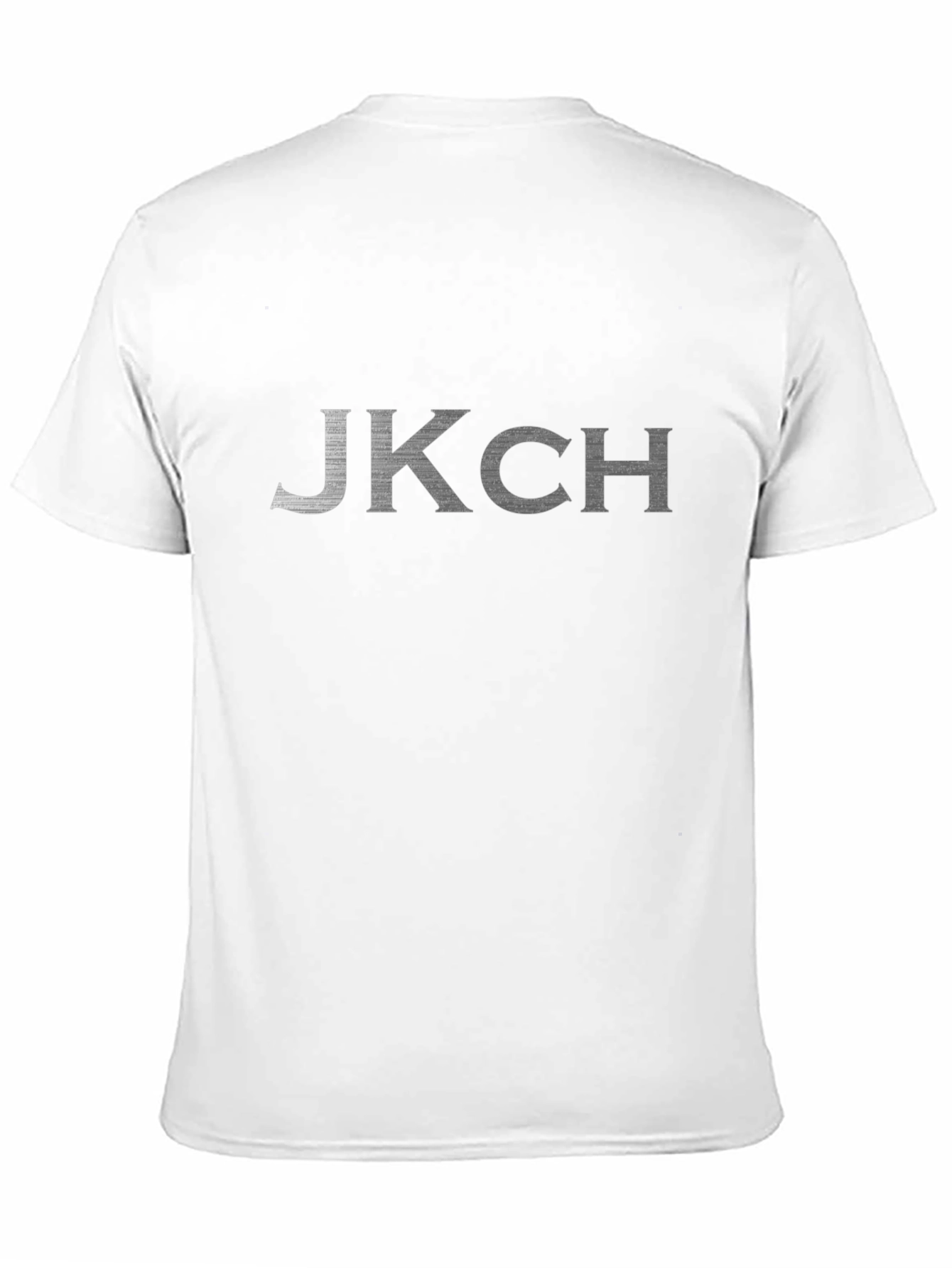 Black JKCH Men's Black Short Sleeve Crew Neck T-Shirt view 11
