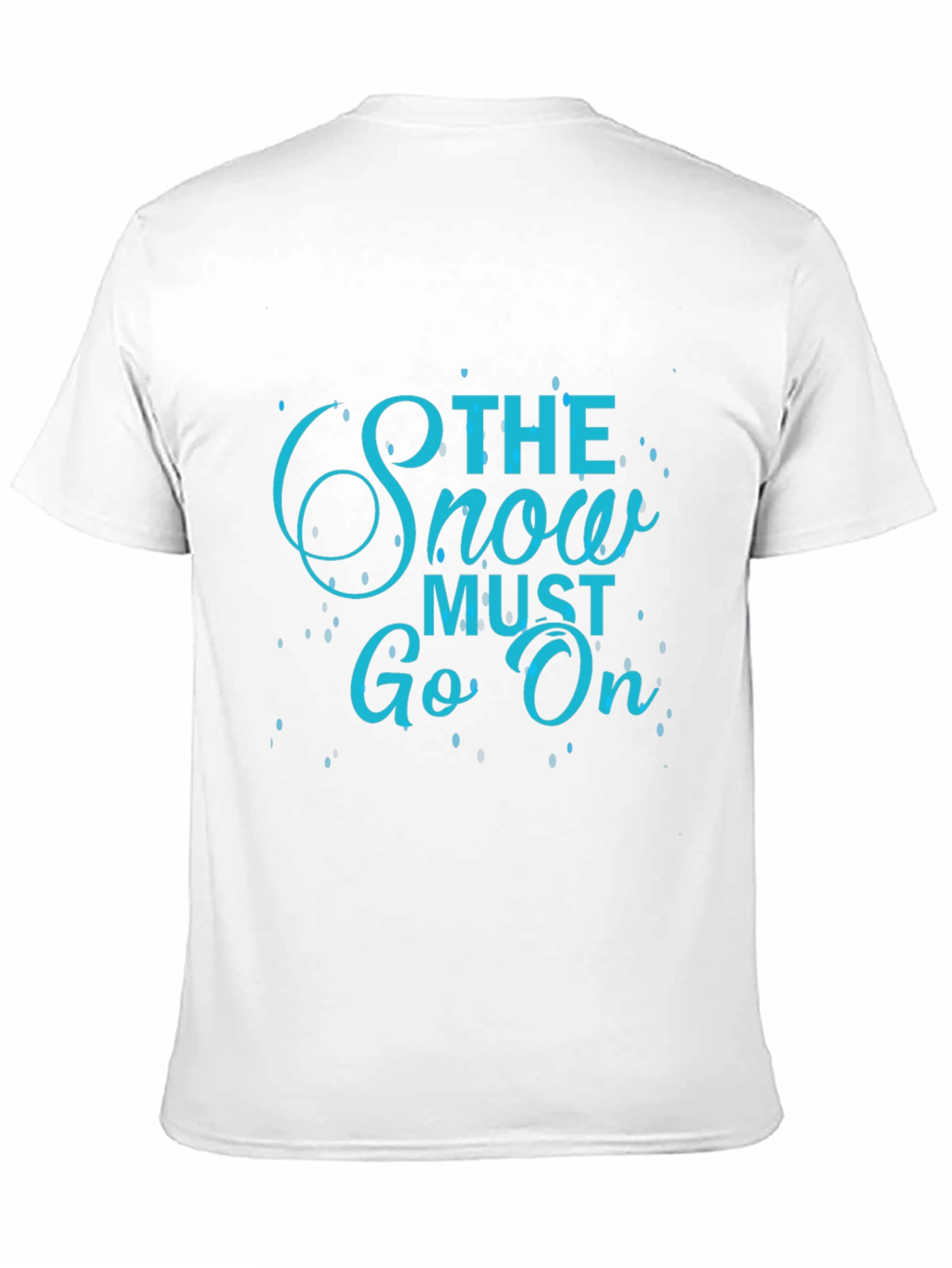 Black The Snow Must Go On T-Shirt - Black Tee view 11