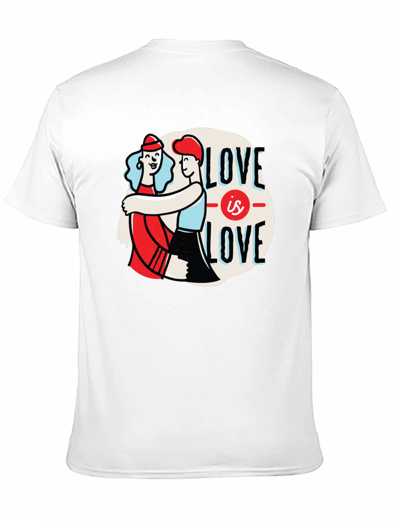 Black Love is Love Graphic T-Shirt - Unisex Pride Tee view 11