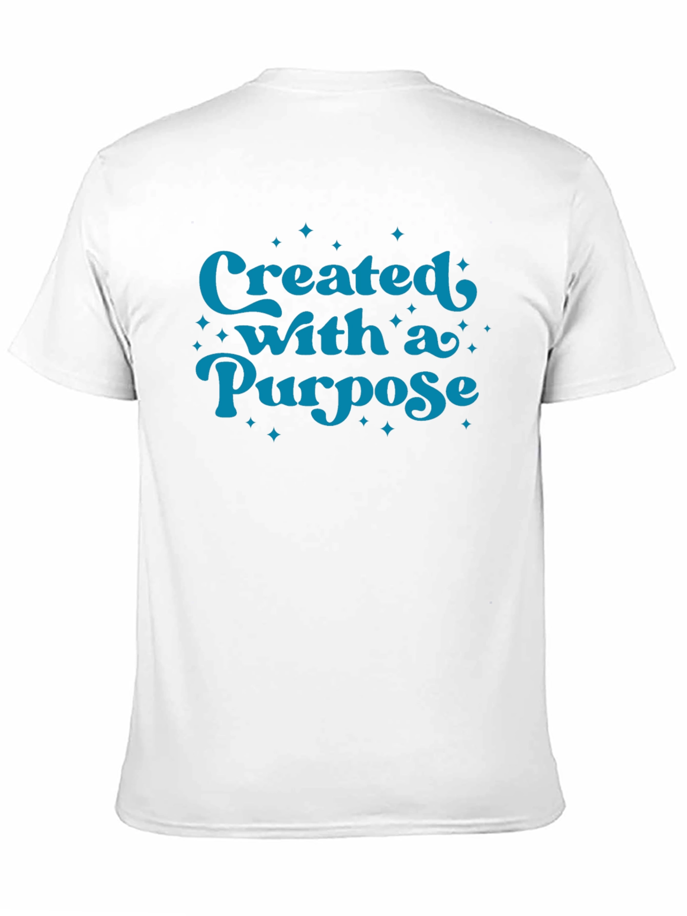 Black Created with a Purpose Graphic Tee view 11