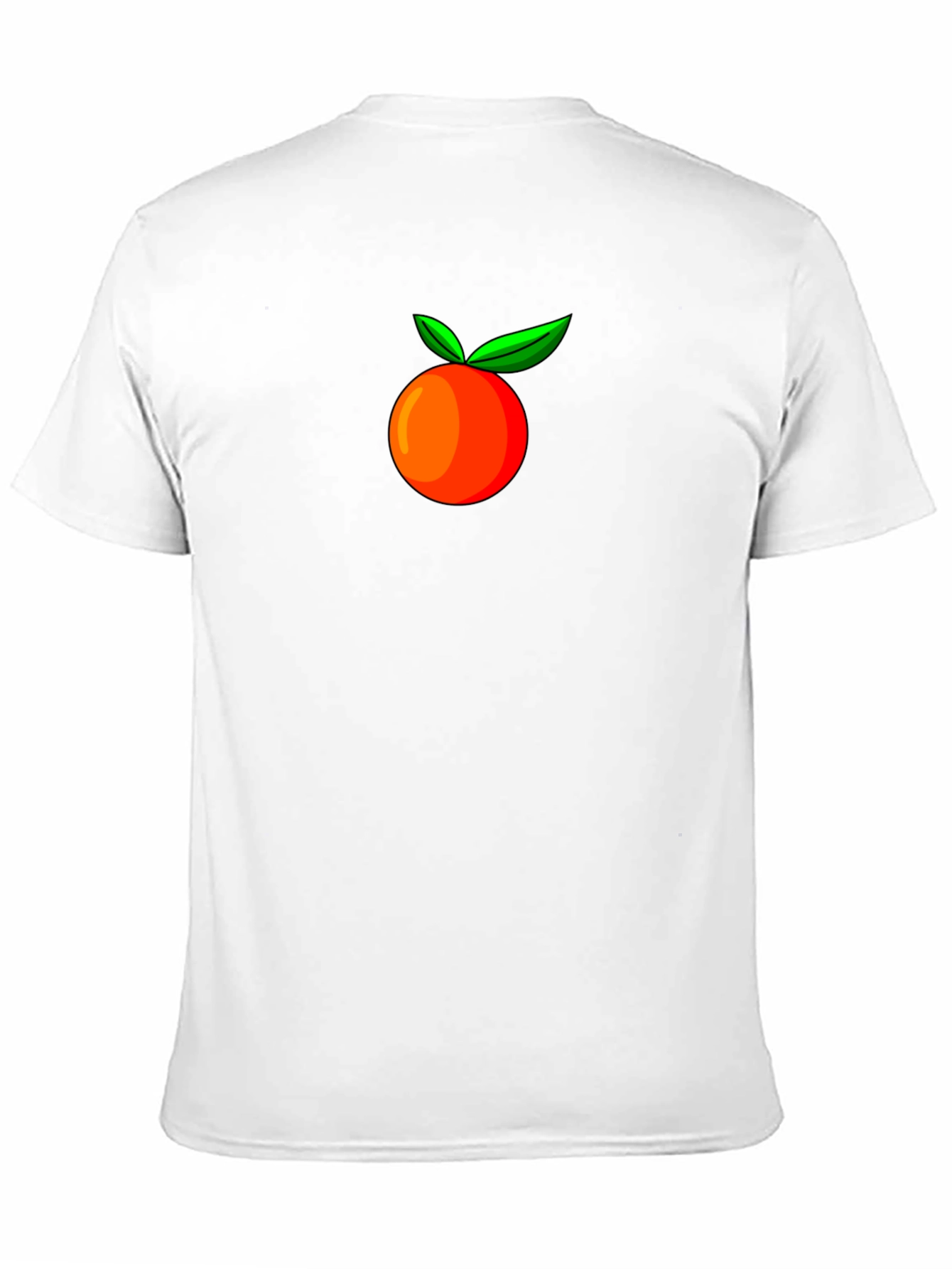 Black Orange Fruit Graphic Tee - Stylish Casual Wear view 11
