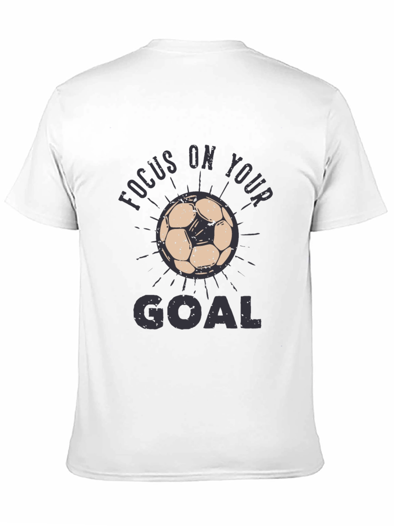 Black Focus On Your Goal Black Graphic Tee view 11