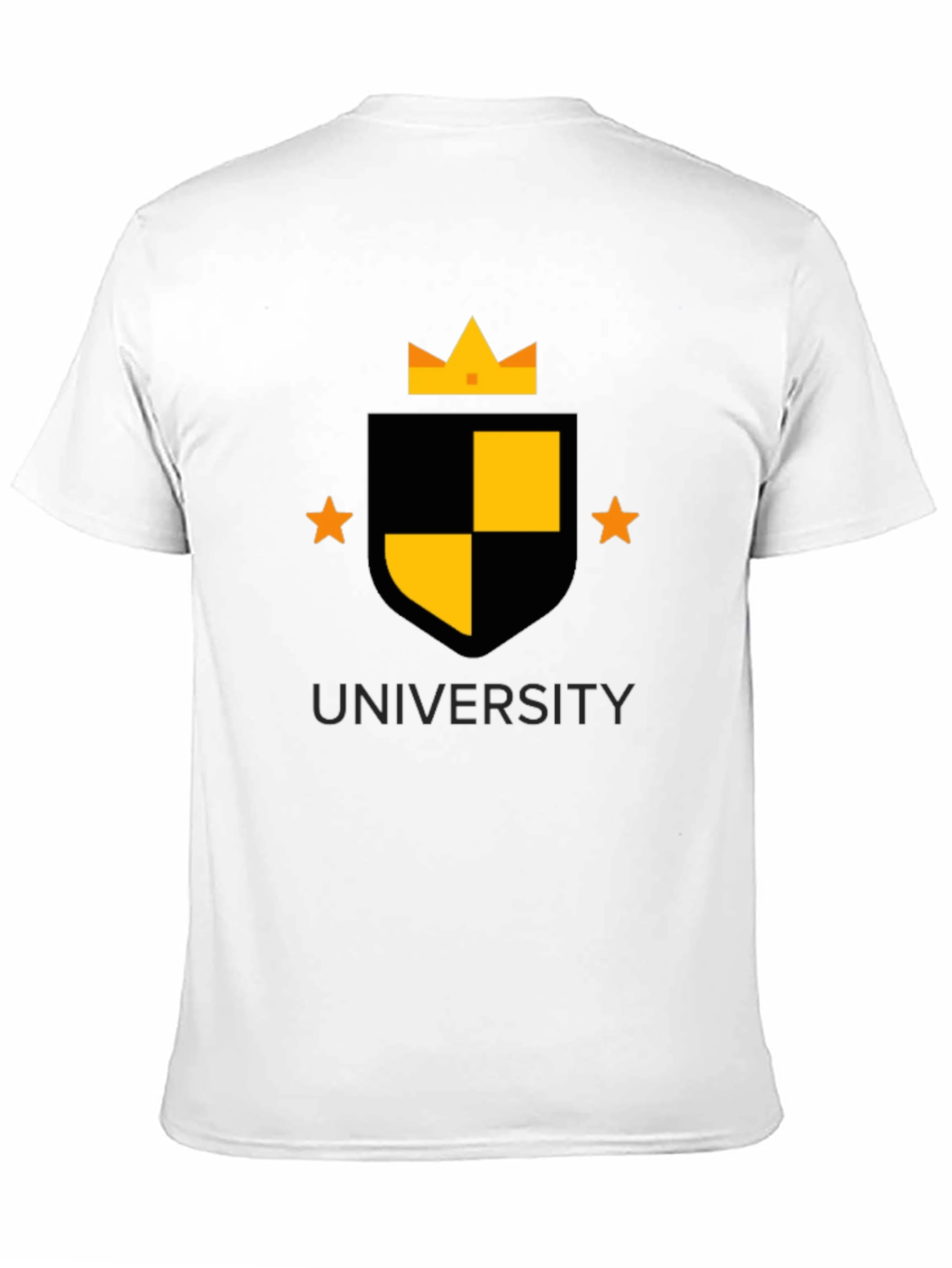 Black University Crest Graphic Tee - Black view 11