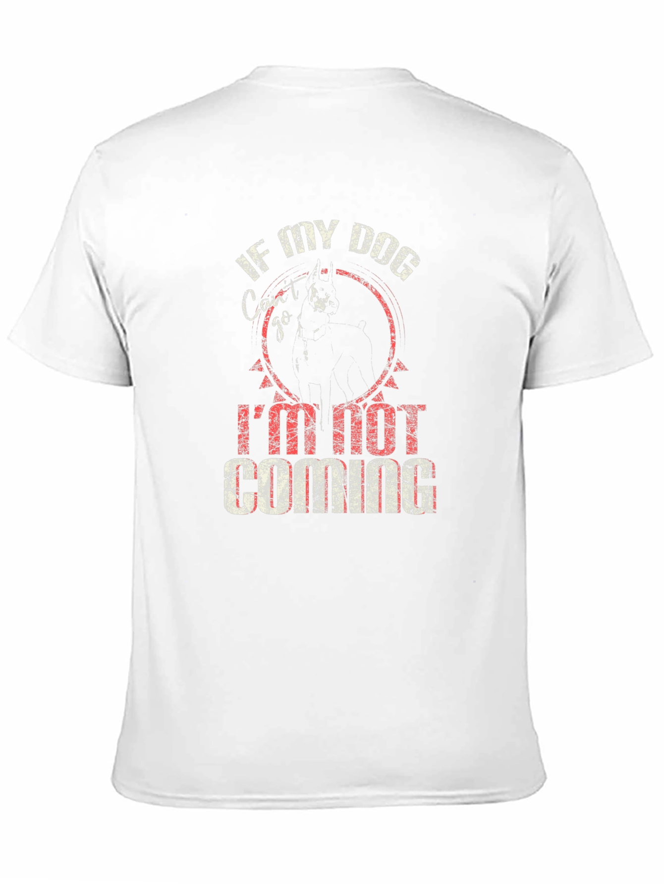 Black If My Dog Can't Go I'm Not Coming Black T-Shirt view 11