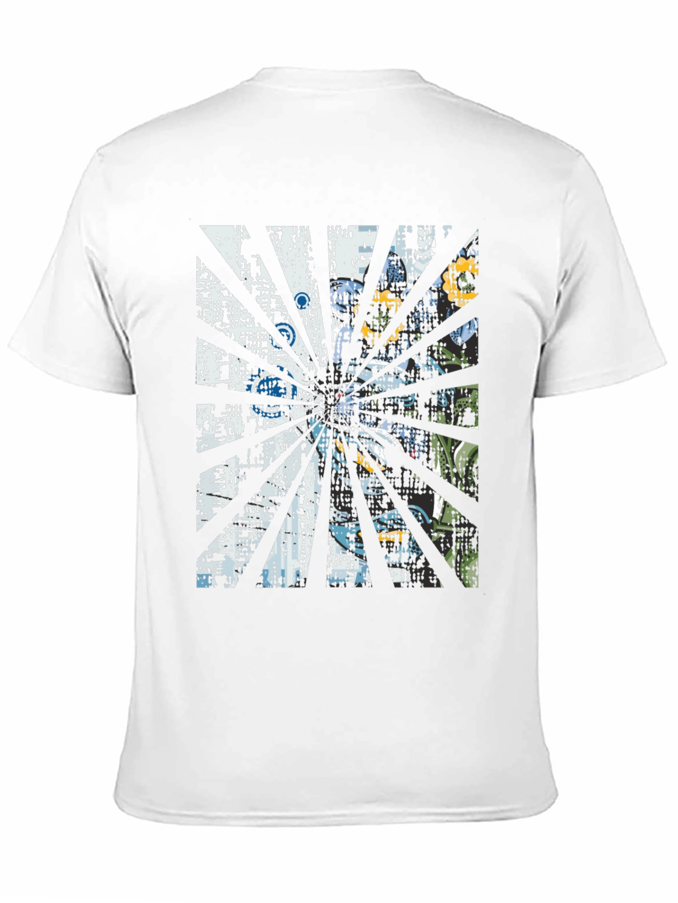 Black Retro Graphic Print Tee - Black view 11