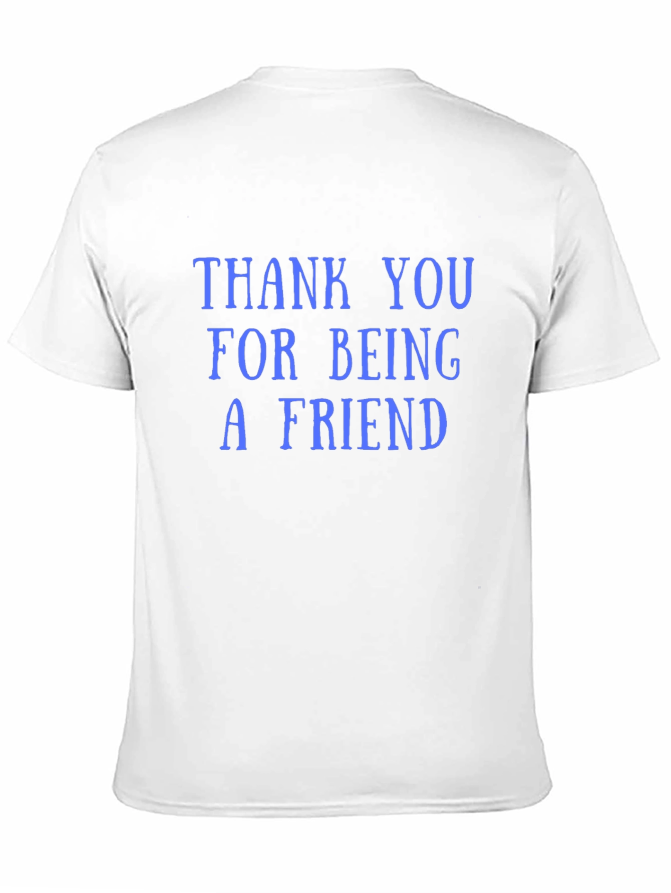 Black Thank You For Being A Friend Black Tee view 11