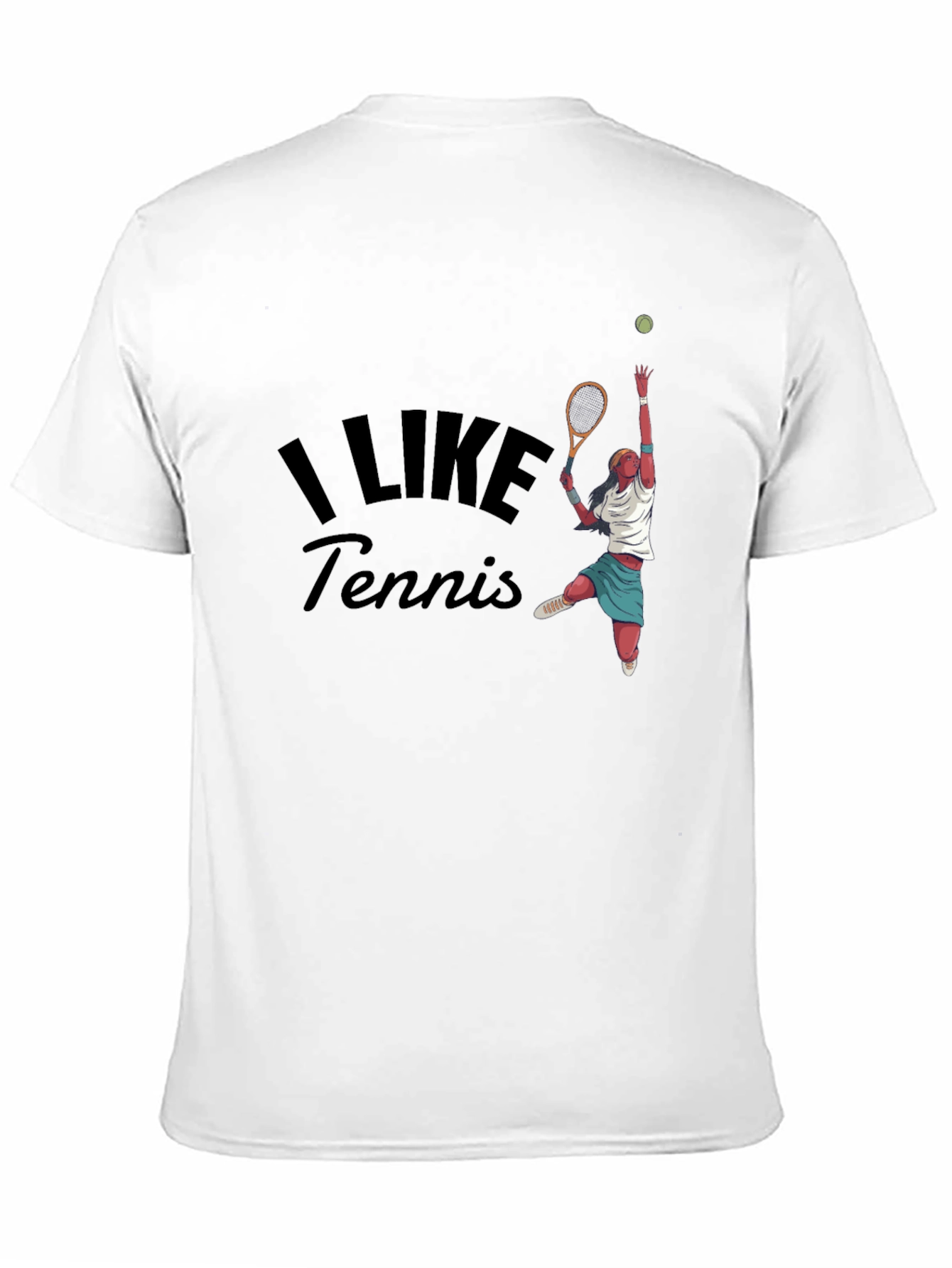 Black I Like Tennis Graphic Tee view 11