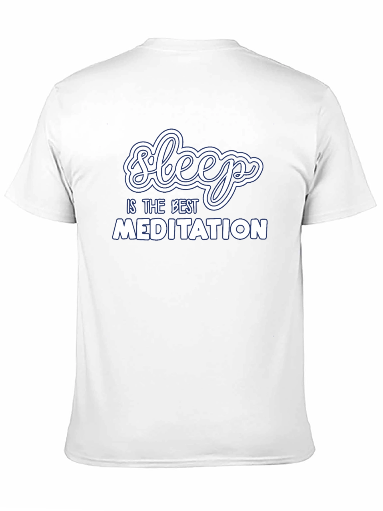 Black Sleep is the Best Meditation Graphic T-Shirt view 11