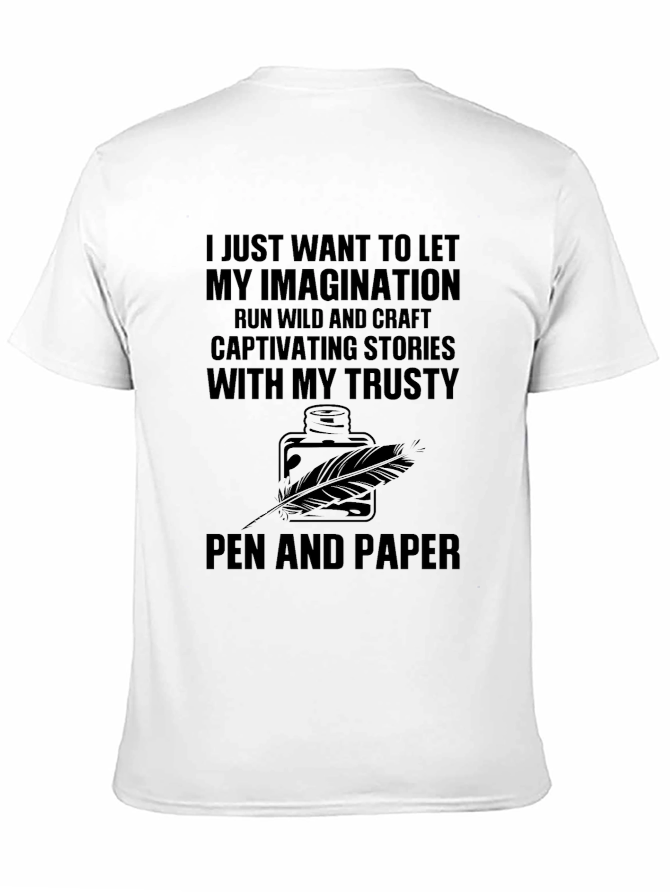 Imagination Unleashed T-Shirt - Writer's Inspiration Tee - 11