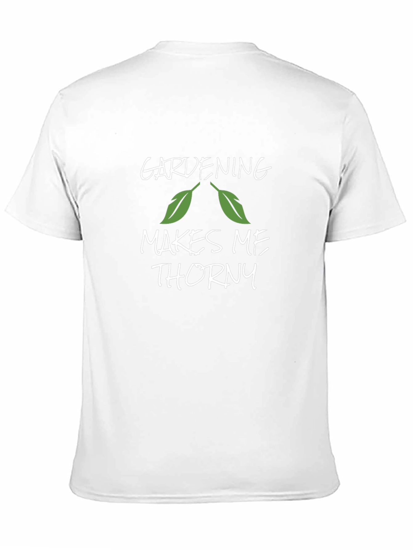 Black Gardening Makes Me Thorny T-Shirt view 11