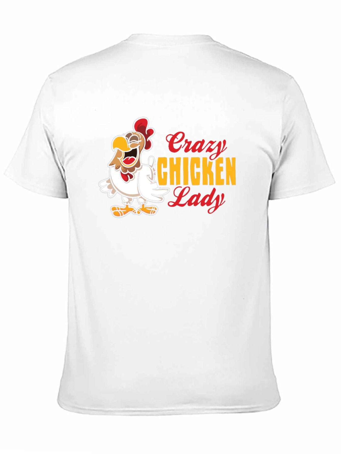 Black Crazy Chicken Lady Graphic Tee - Black view 11