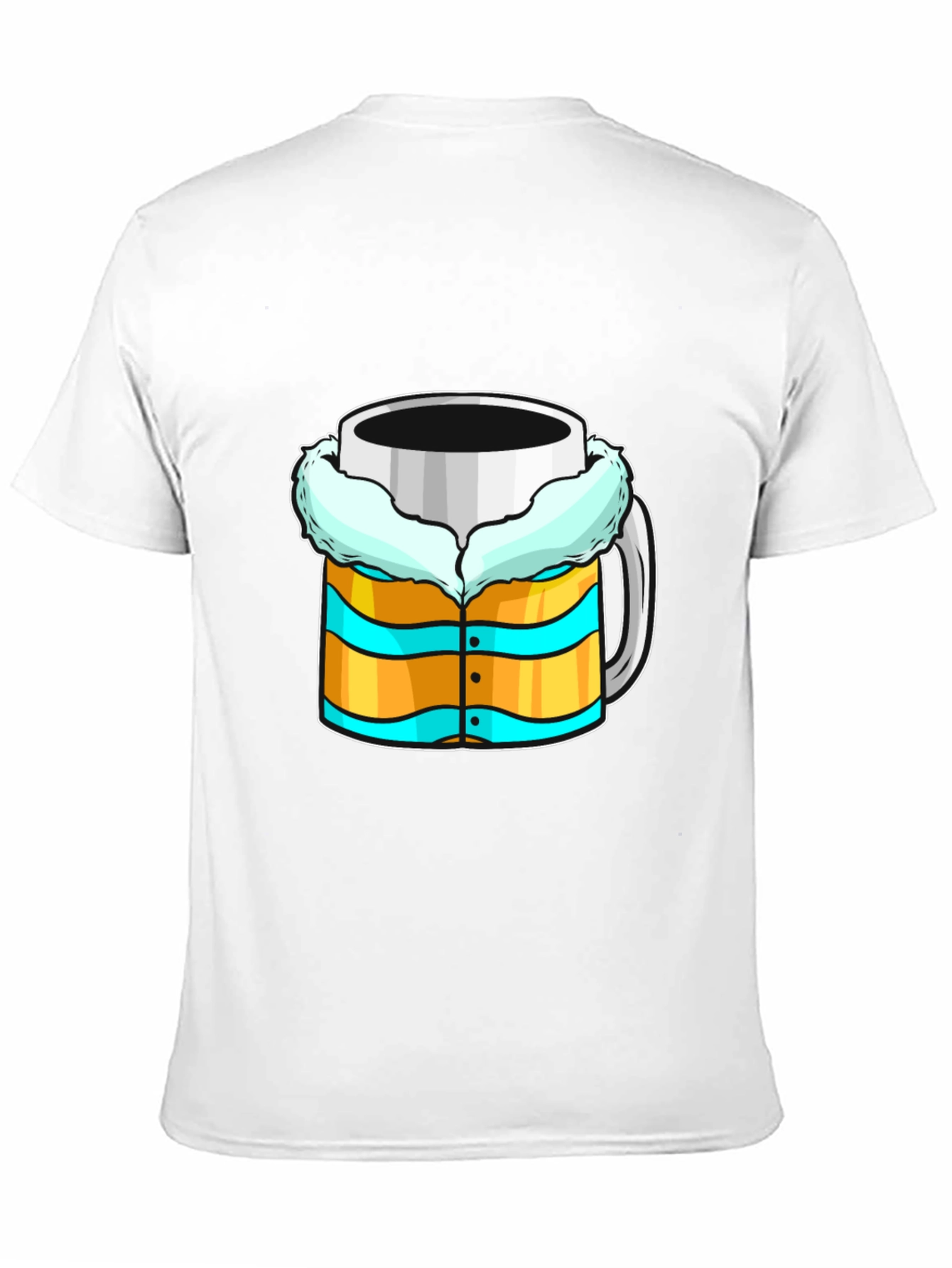 Black Fun Coffee Mug Design Tee - Black view 11