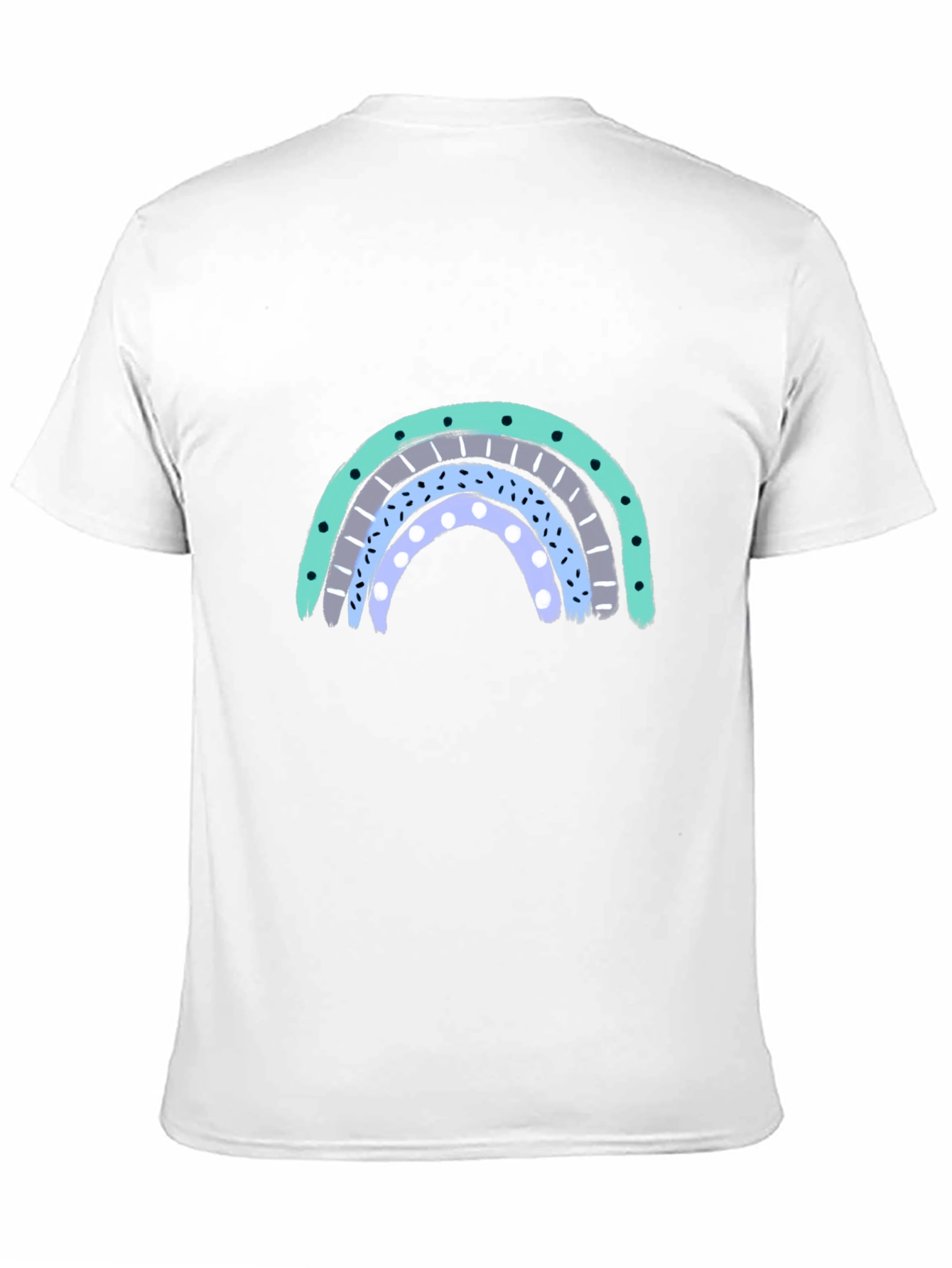Black Rainbow Graphic T-Shirt - Casual Cool view 11