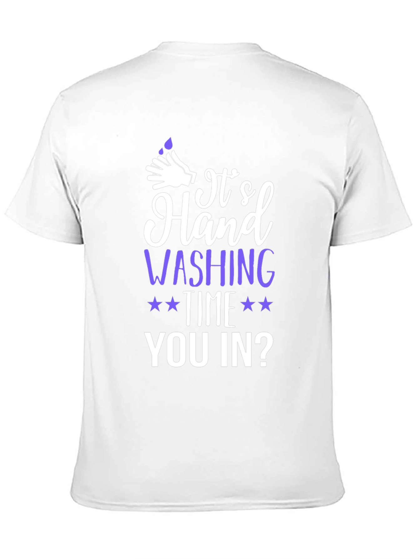 Black It's Hand Washing Time Graphic Tee view 11