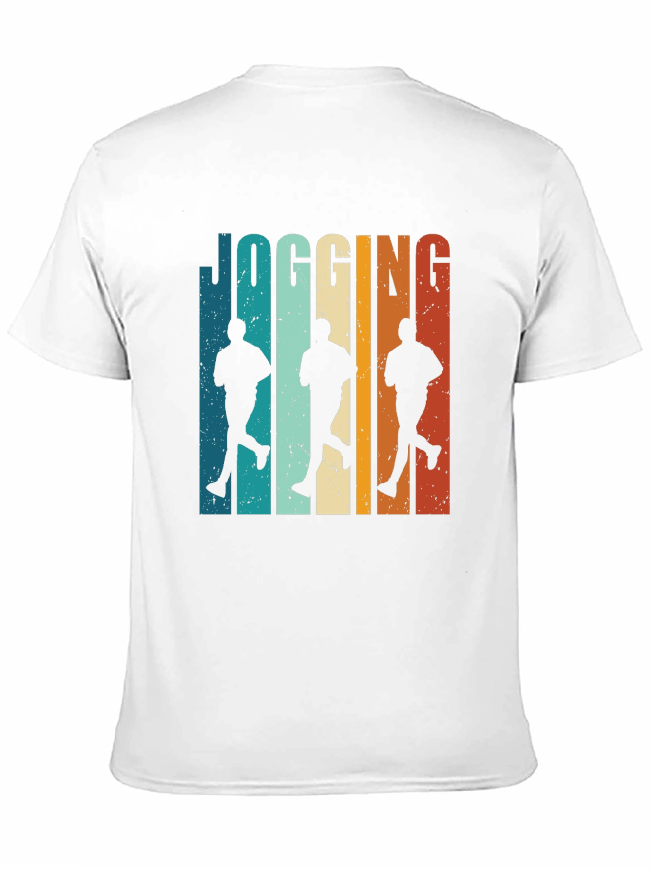 Black Retro Jogging Graphic Tee - Cool Runner Design view 11