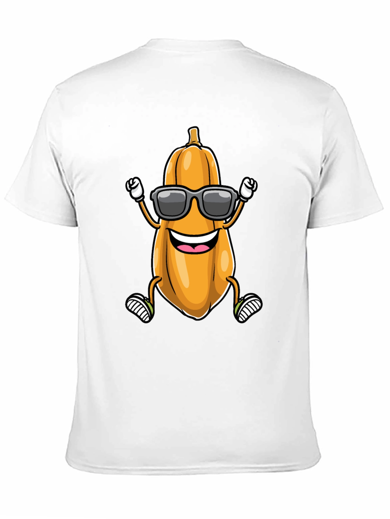 Black Cool Squash Cartoon T-Shirt view 11