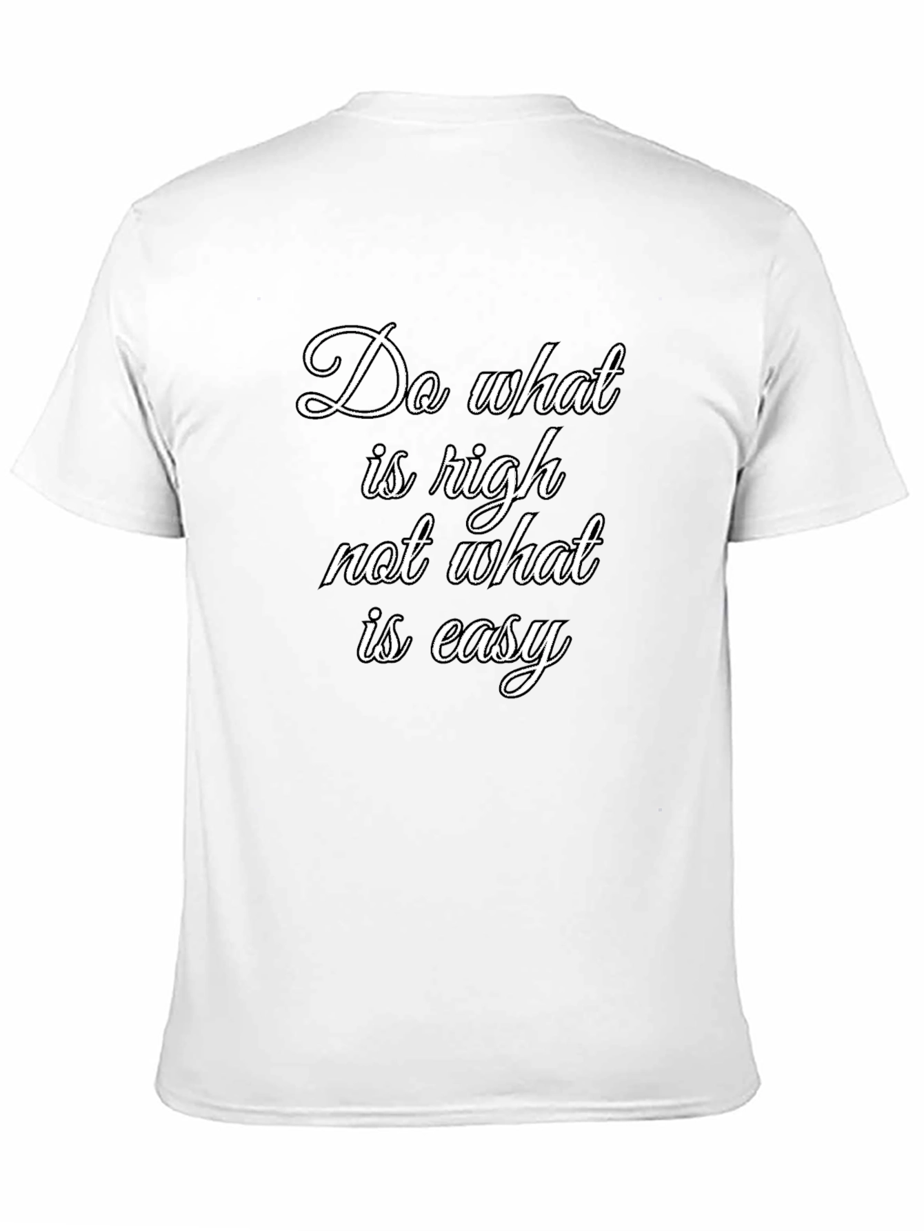 Black Inspirational T-Shirt: Do What is Right view 11