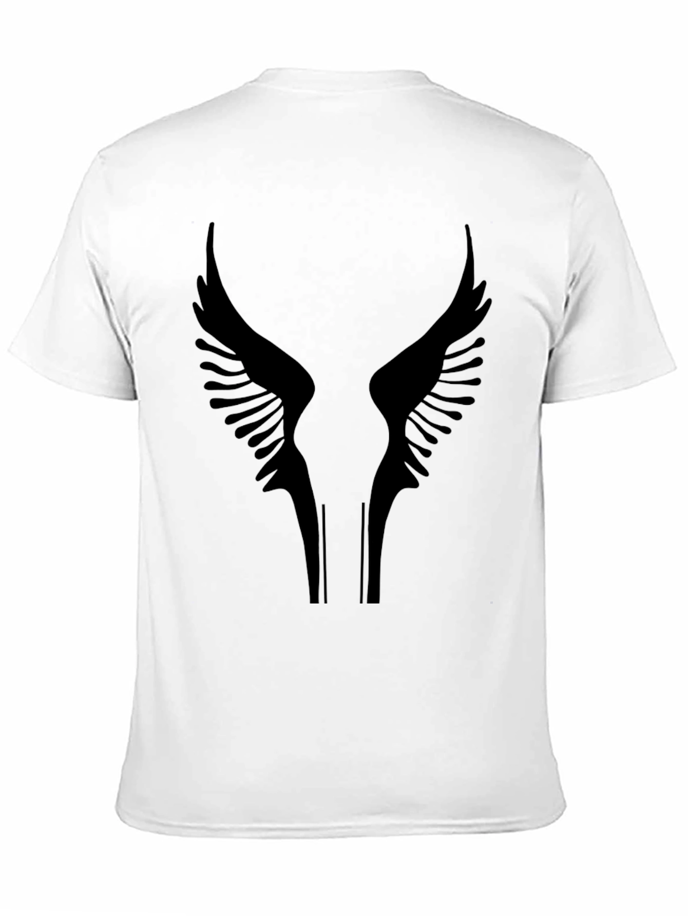 Black Black Wings Graphic Tee - Stylish and Unique Design view 11