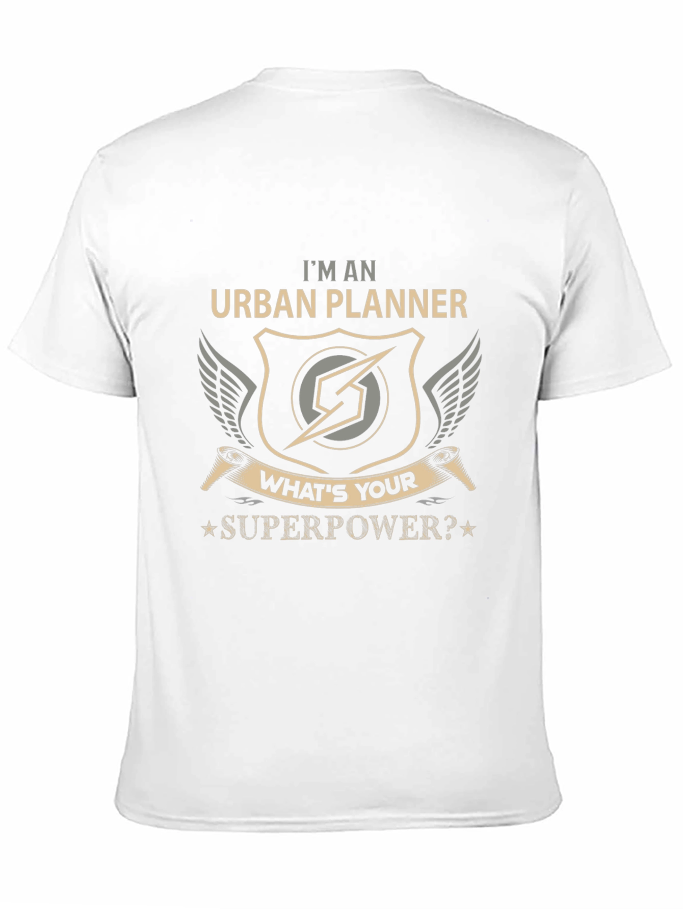 Black Urban Planner Superpower T-Shirt view 11
