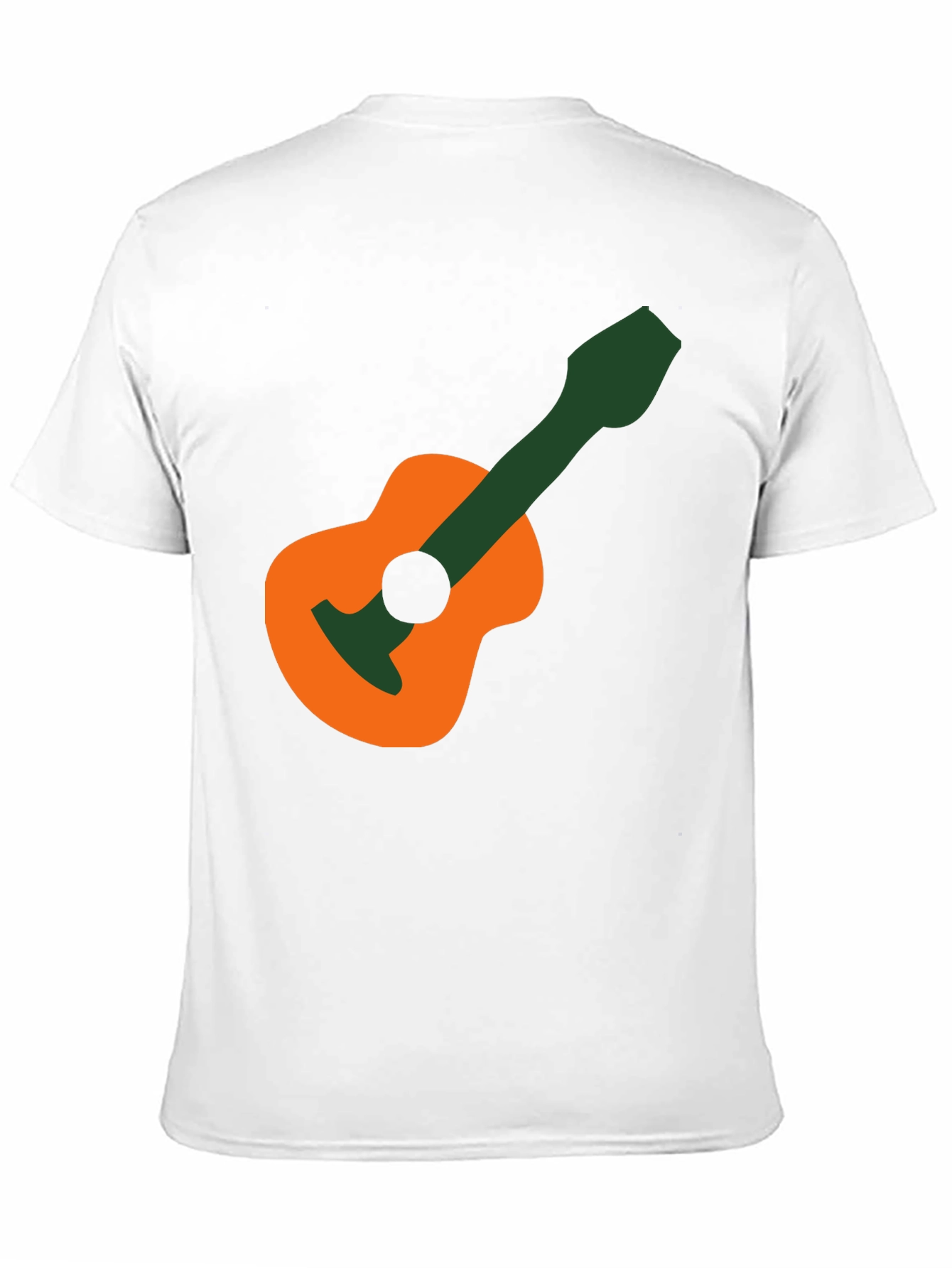 Black Guitar Graphic T-Shirt - Black Cotton Tee view 11