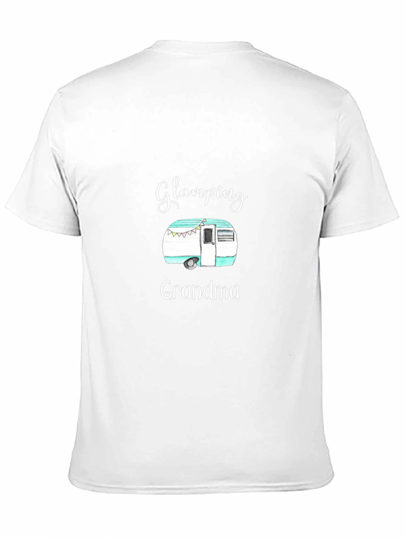 Black Glamping Grandma T-Shirt - Novelty Camping Apparel view 11